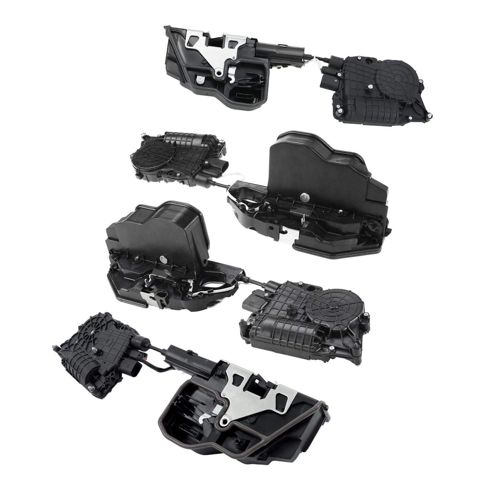 4x Front & Rear Door Lock Actuators for BMW X5 E70 07-12 X6 E71 08-14 w/ Soft Close