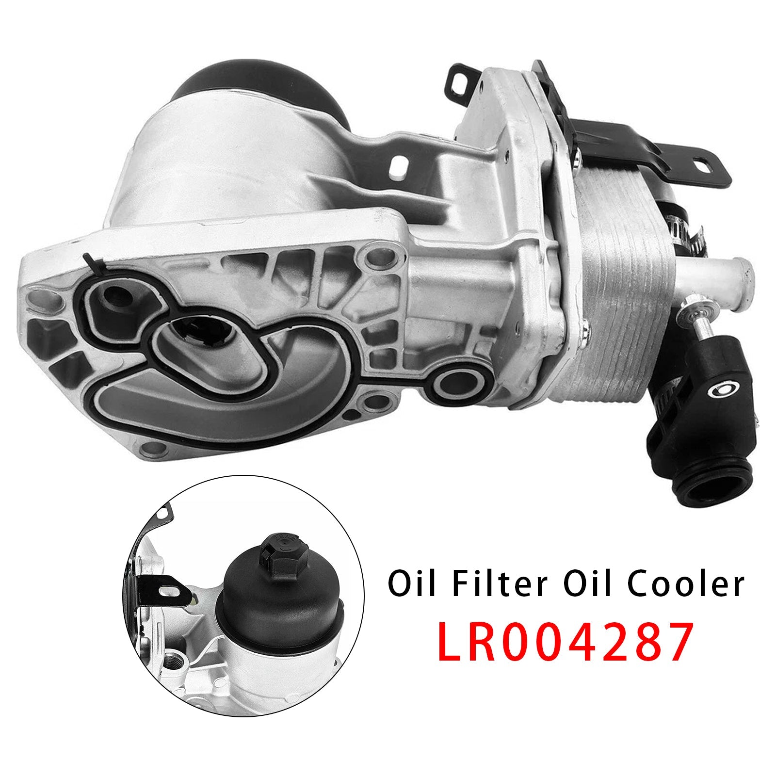 Engine Oil Filter Oil Cooler LR004287 For Land Rover Freelander 2 2.2 SD4 4x4
