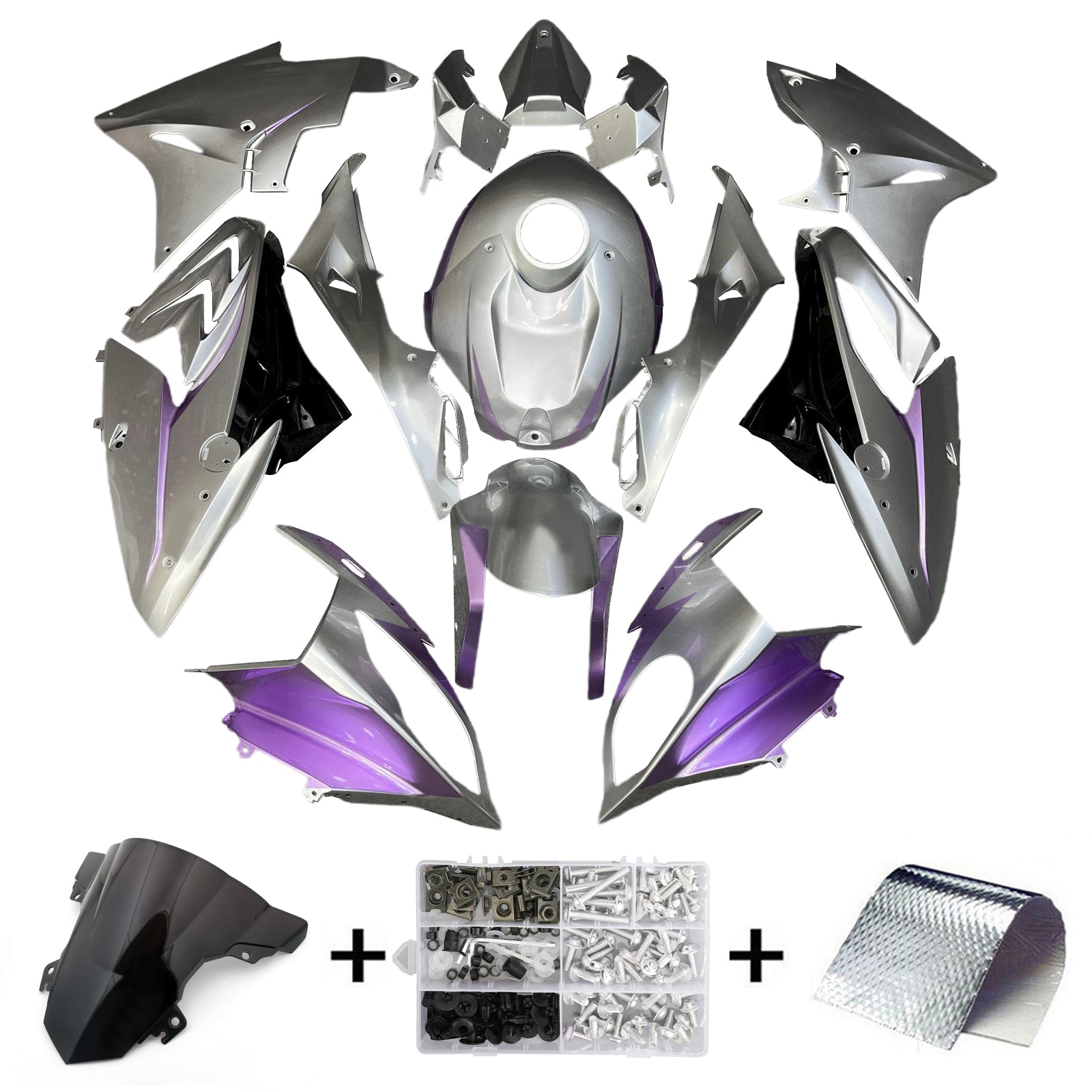2017-2018 BMW S1000RR Injection Fairing Kit Bodywork Plastic ABS