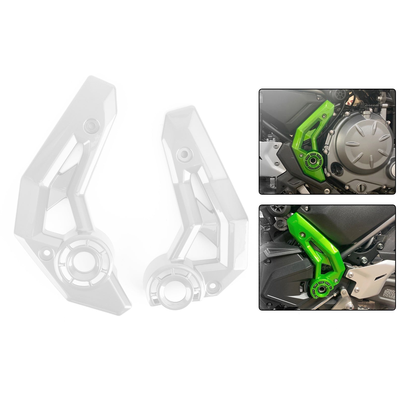 2017-2020 Kawasaki Z650 Ninja 650 Motorcycle Frame Side Cover Guard Fairing Generic