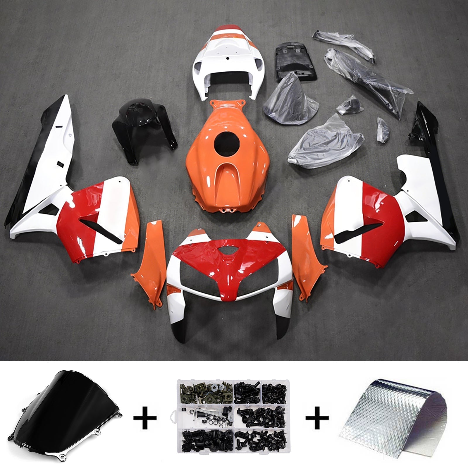 Injection Fairing Kit Bodywork Plastic ABS For Honda CBR600RR 2005-2006 F5