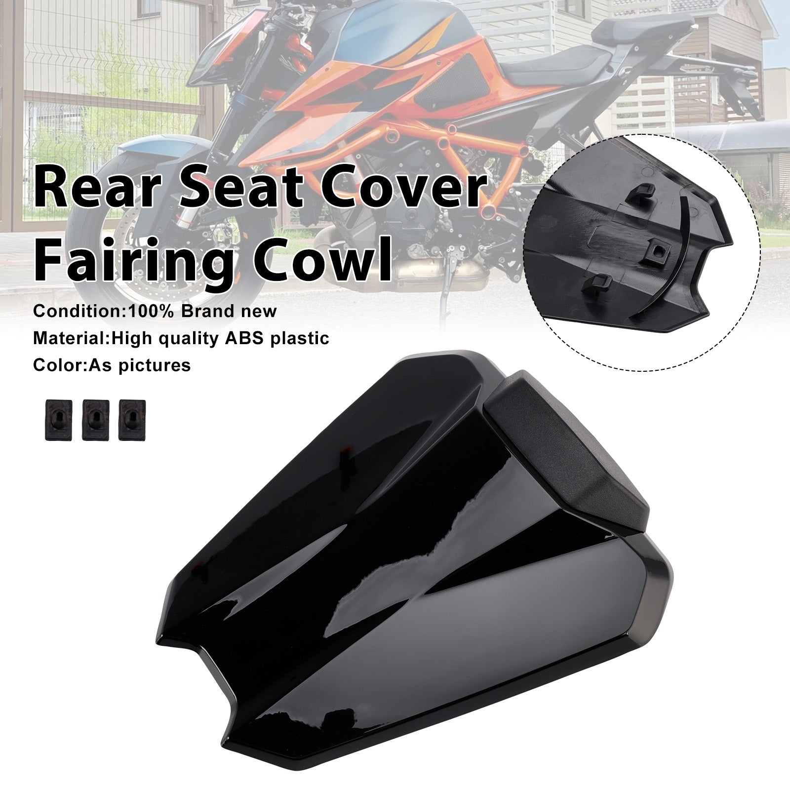 2020-2023 For 1290 Super Duke R Rear Pillion Seat Cover Fairing Cowl