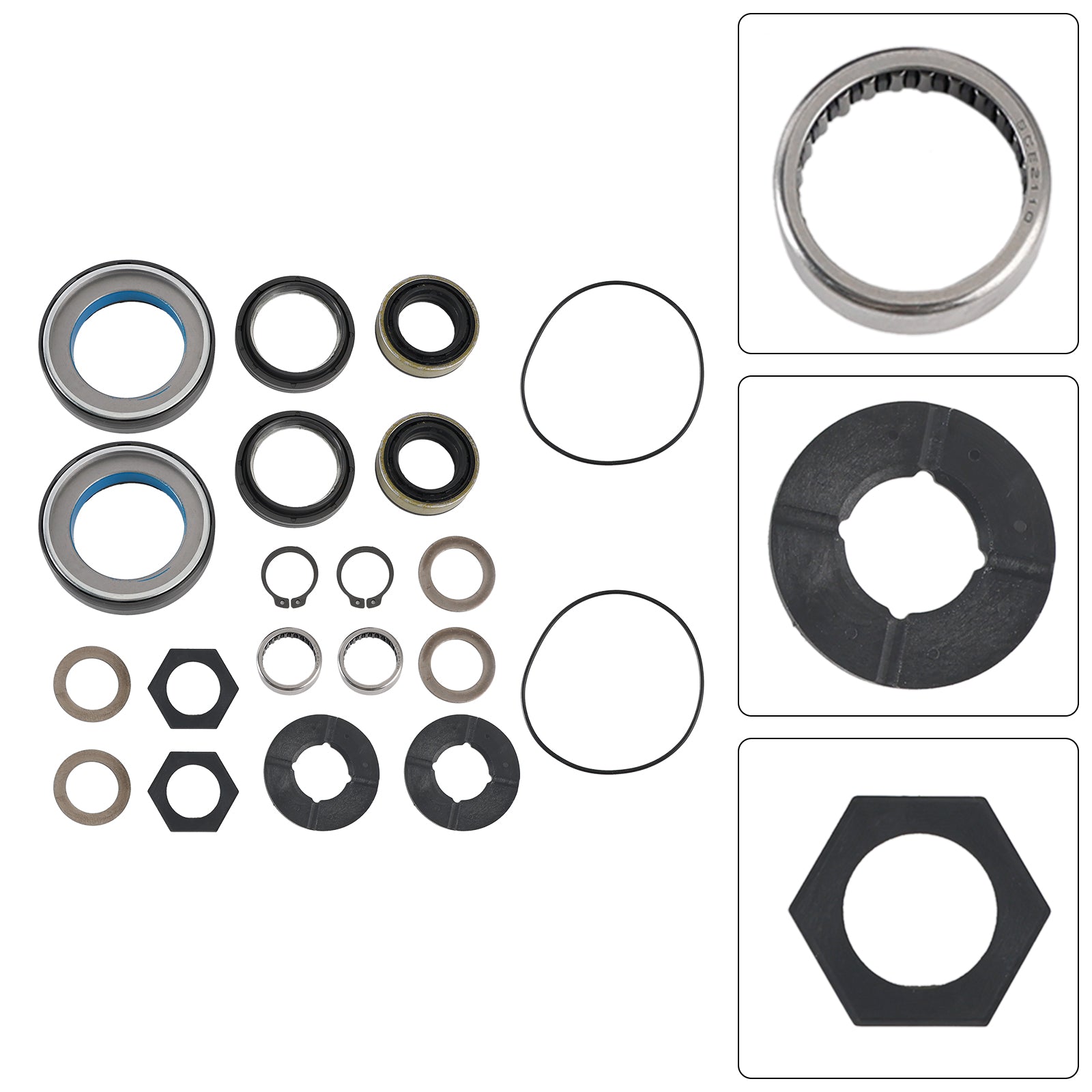 Front Axle Seal and Thrust Washer Kit Fit Ford Excursion F250 F350 1998-2004