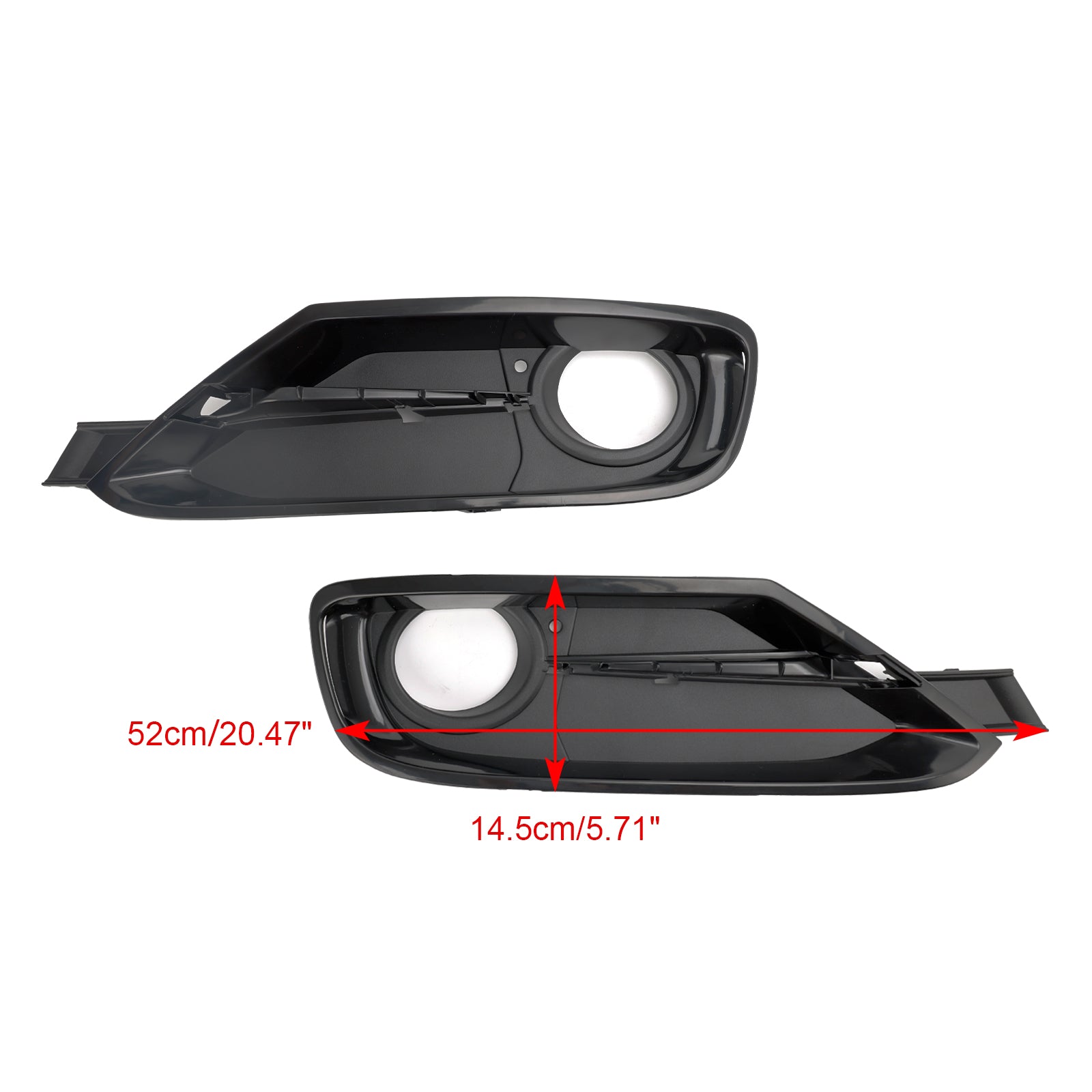 2013-2015 BMW 335i 335i xDrive 2PCS Front Bumper Fog Light Grille Covers 51117300739