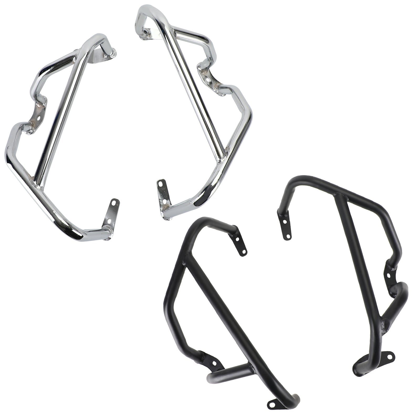 Engine Guards Frame Crash Bars Black Fit For Honda Goldwing Gl1800 F6C 18-20 19
