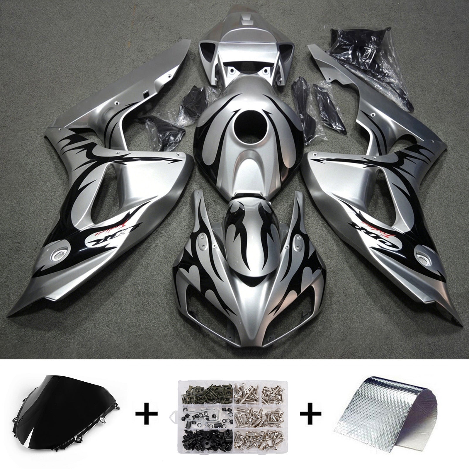 Injection Fairing Kit Bodywork Plastic ABS For Honda CBR1000RR 2006-2007