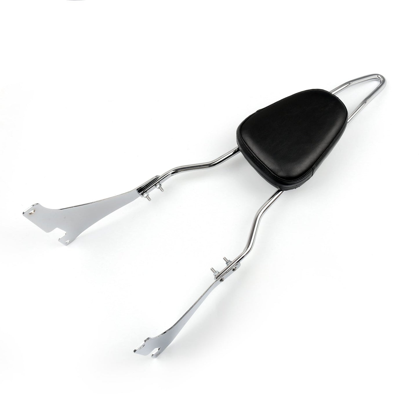 Backrest Pad 23.8" Sissy Bar Chrome For XLH883 XL883C XL883R XLH1200 Sportster Generic FedEx Express Shipping