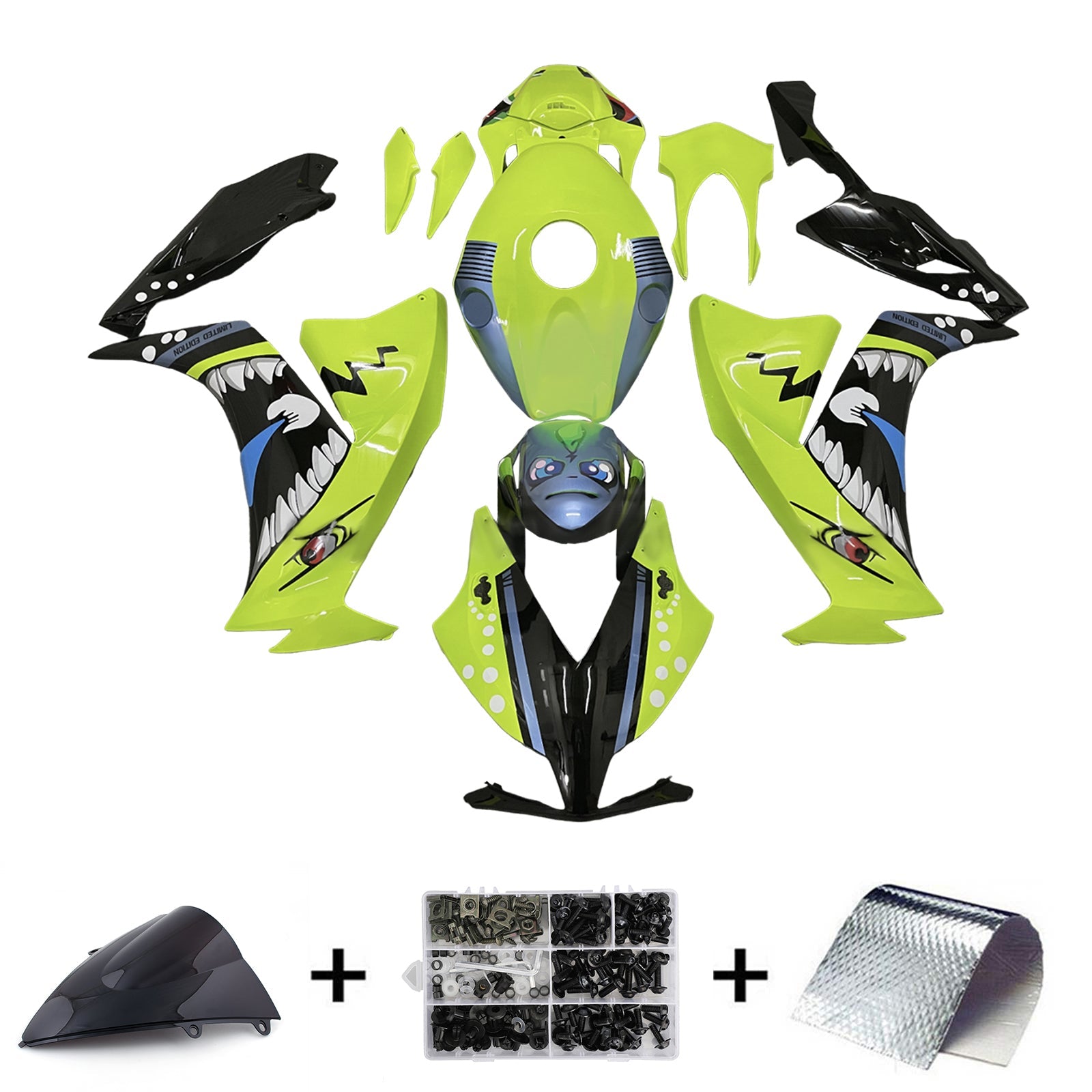 2012-2016 Honda CBR1000RR Injection Fairing Kit Bodywork Plastic ABS