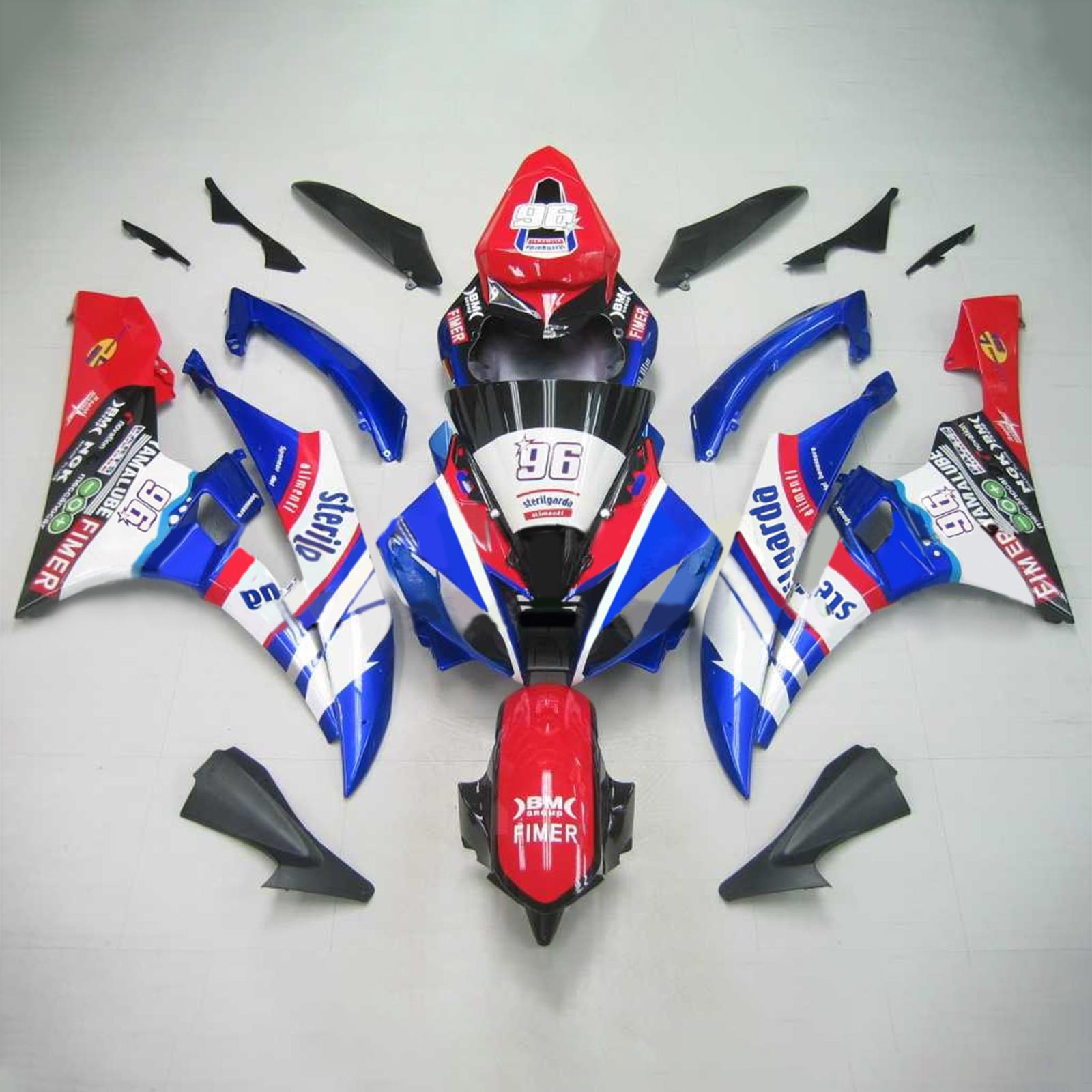 2006-2007 Yamaha YZF 600 R6 Fairing Kit Generic