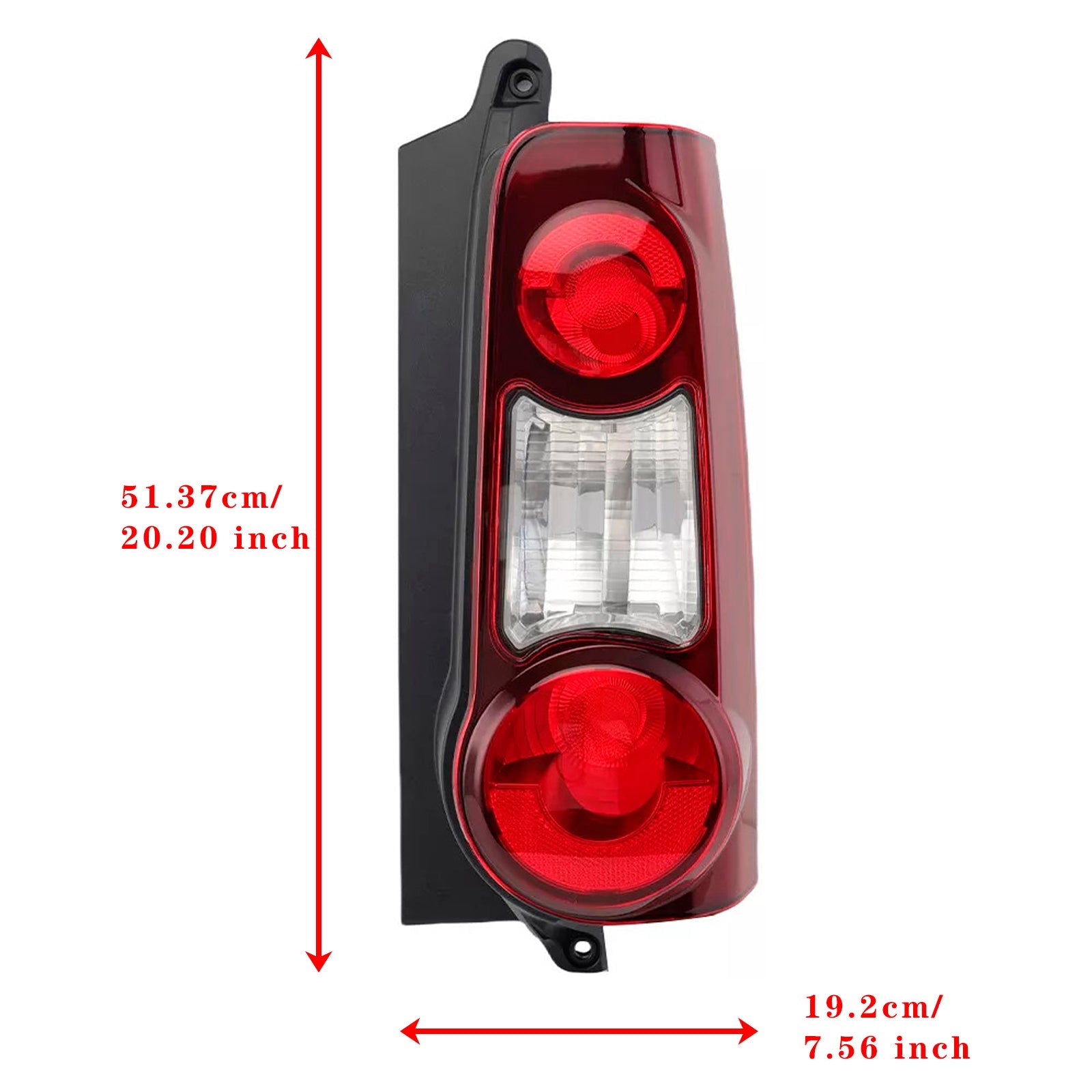 Right Side Tail Light Lens Housing 9677205480 For Peugeot Partner 2012-2019