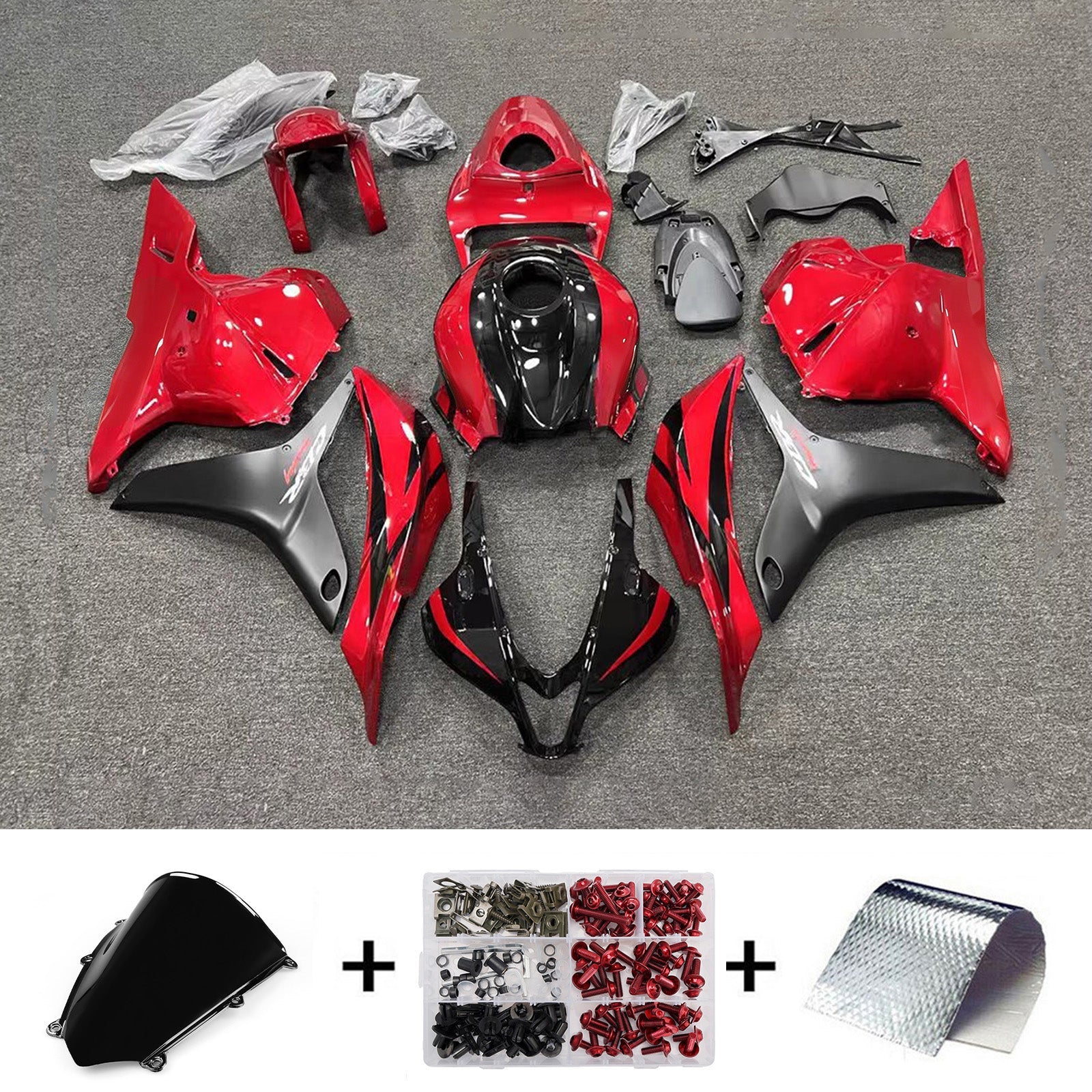 Injection Fairing Kit Bodywork Plastic ABS For Honda CBR600RR 2009-2012 F5