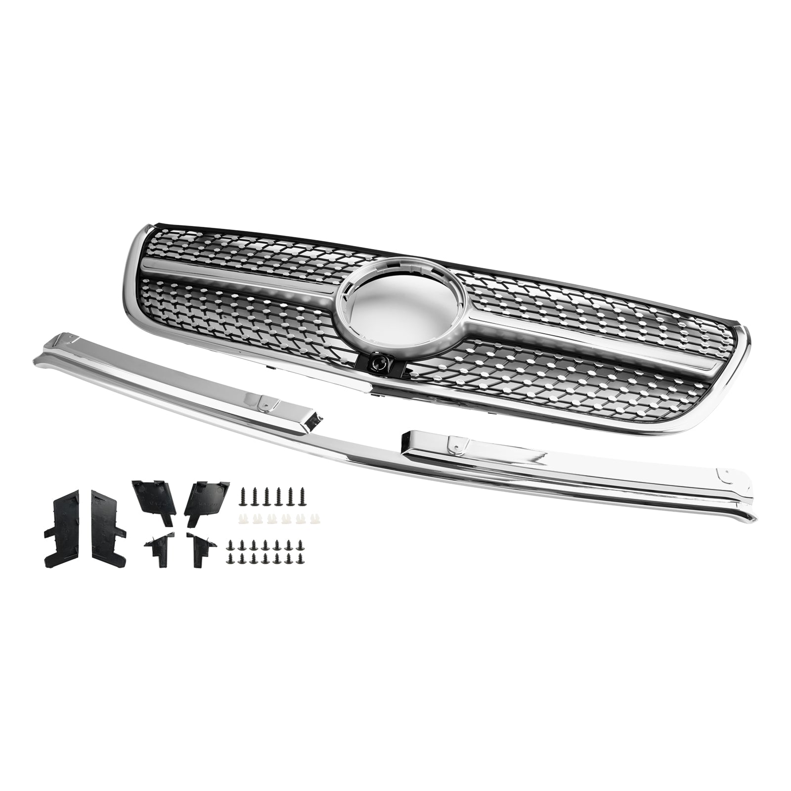 2015 2016 2017 2018 2019 Vito W447 Mercedes GT Stlye Diamond Front Bumper Grill Grille