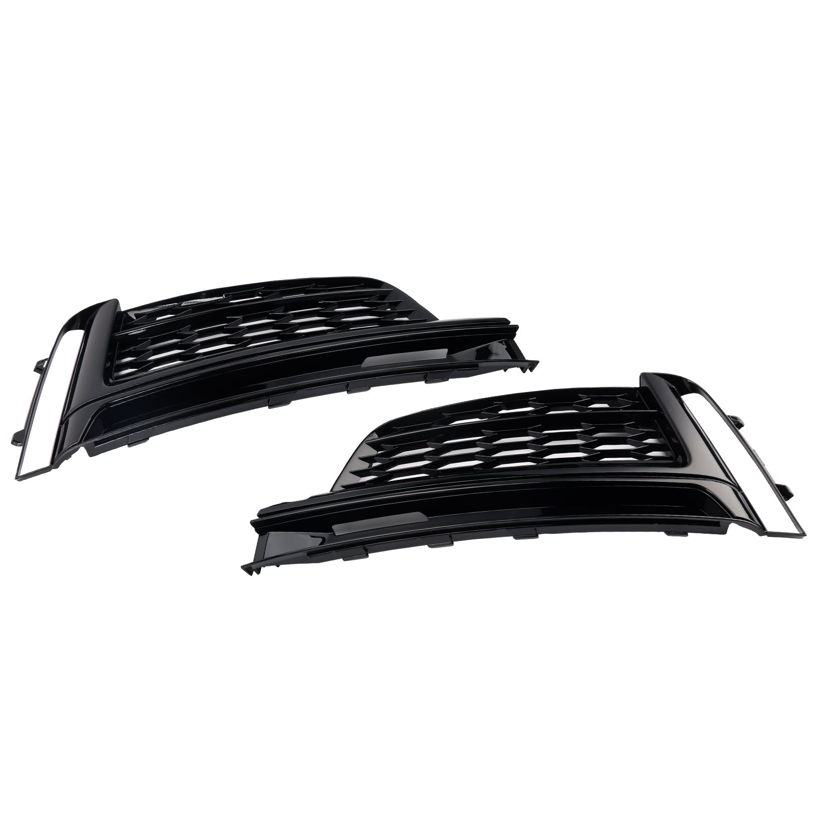 Audi A5 S-Line S5 2018-2019 2PCS Front Bumper Fog Light Grille Cover 8W6807682FRU6