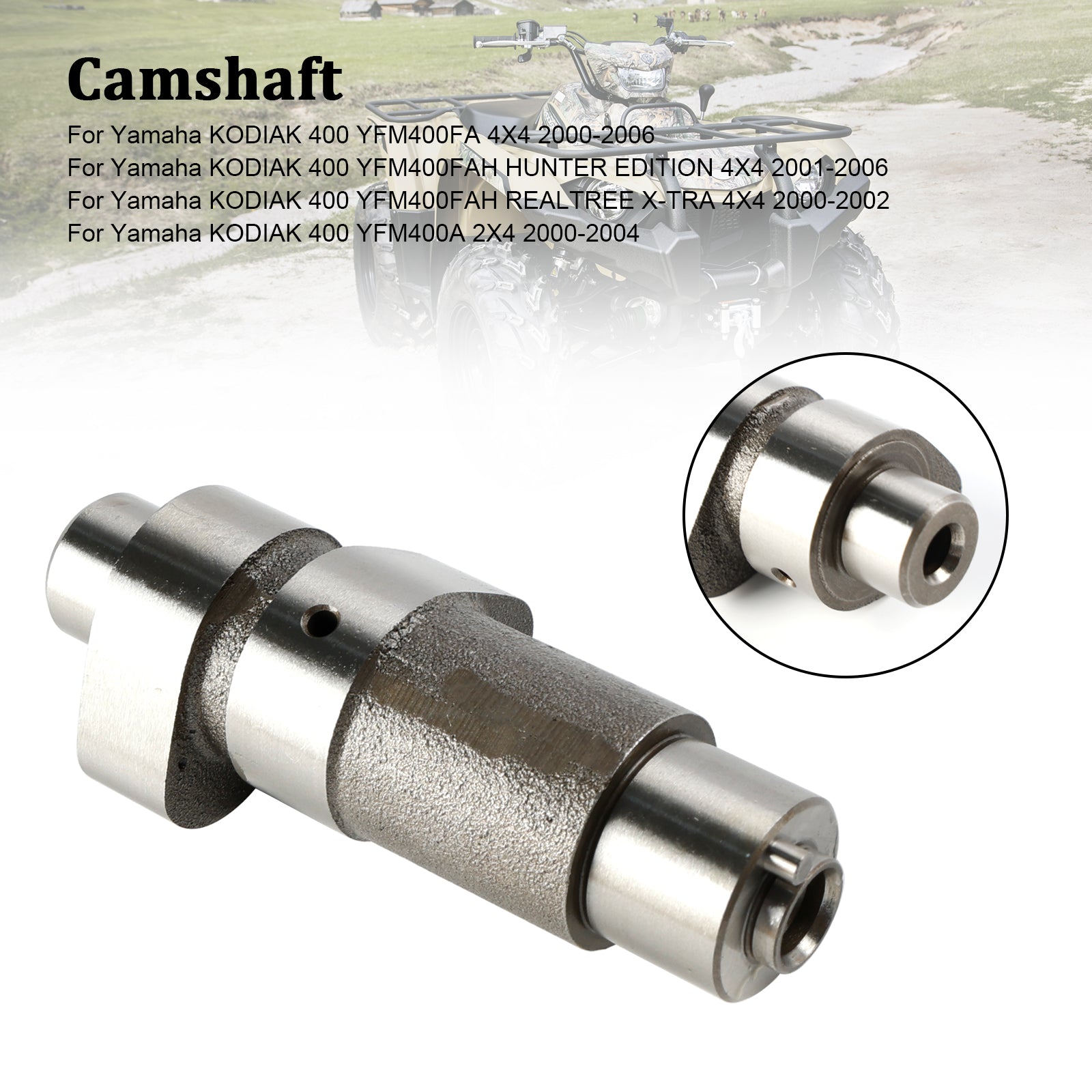Camshaft for Yamaha Kodiak 400 YFM400 YFM400A YFM400FA 5GH-12171-00-00
