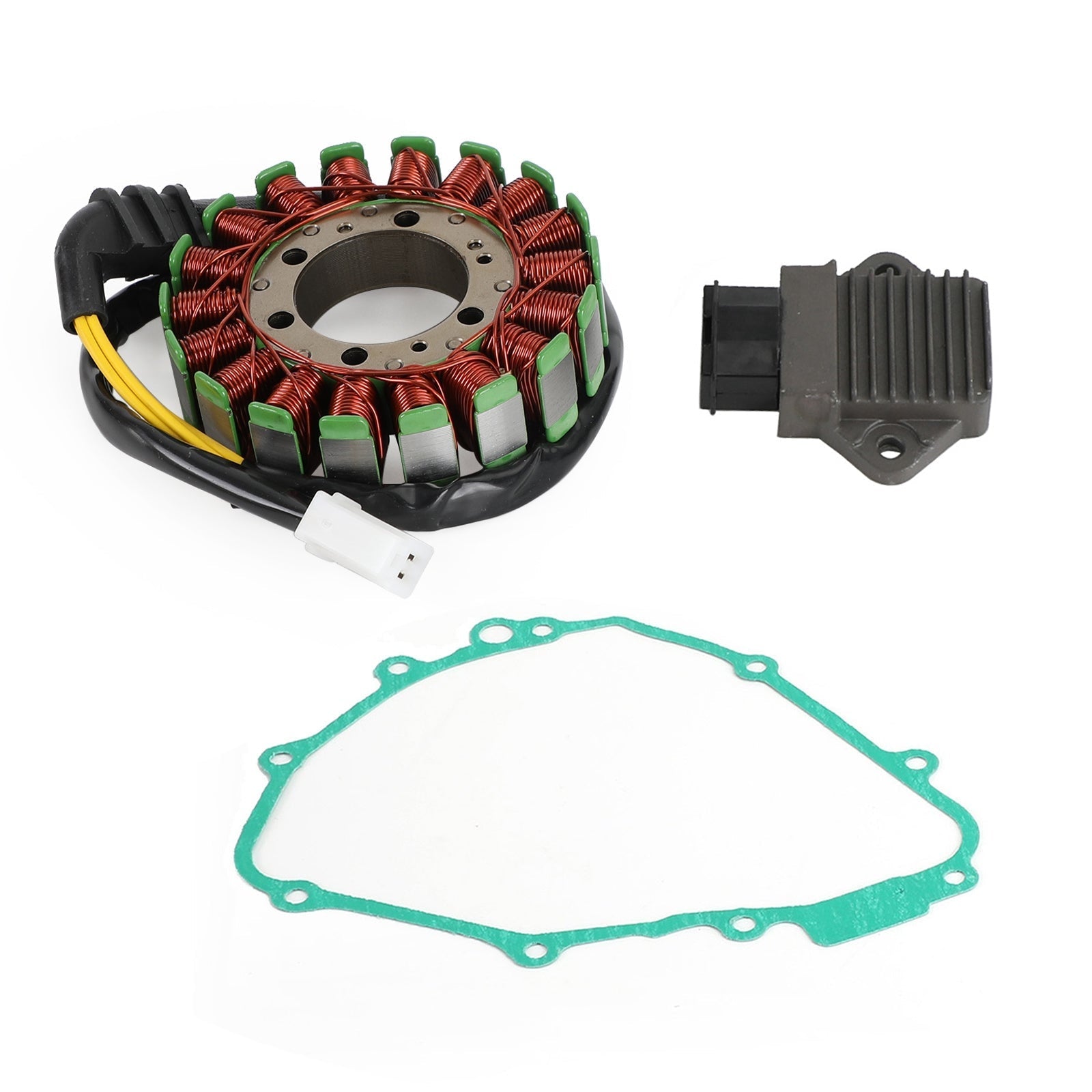 1991-1994 Honda CBR600F CBR600F2 PC25 Regulator Stator Coil Gasket Kit 31120-MBZ-611 31600-MV4-000