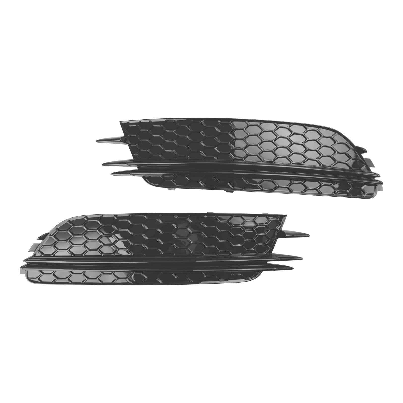 2012-2015 Audi A6 4G C7 2PCS Front Fog Light Cover Bezel Grille Grill