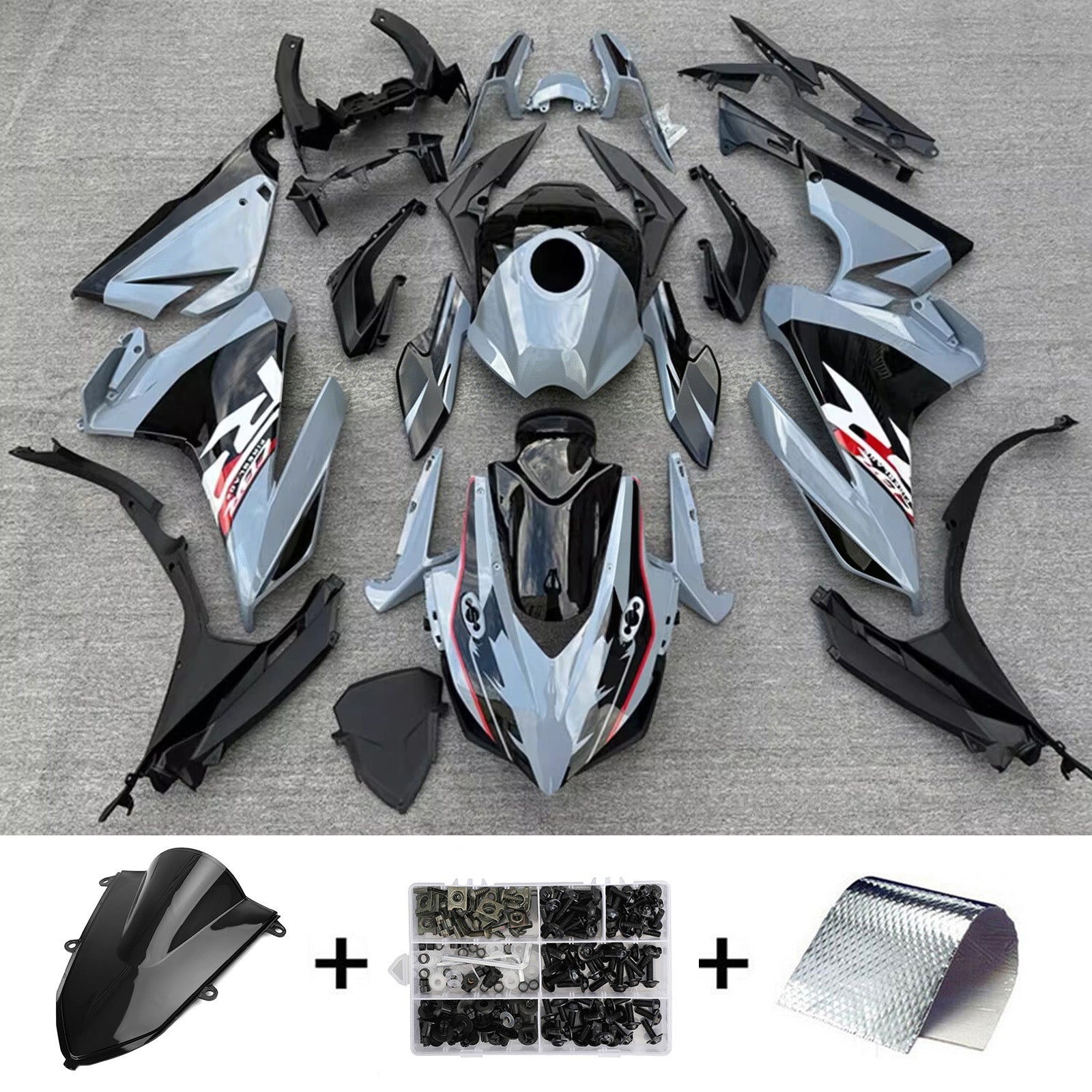 Injection Fairing Kit Bodywork Plastic ABS For Honda CBR500R 2022-2023