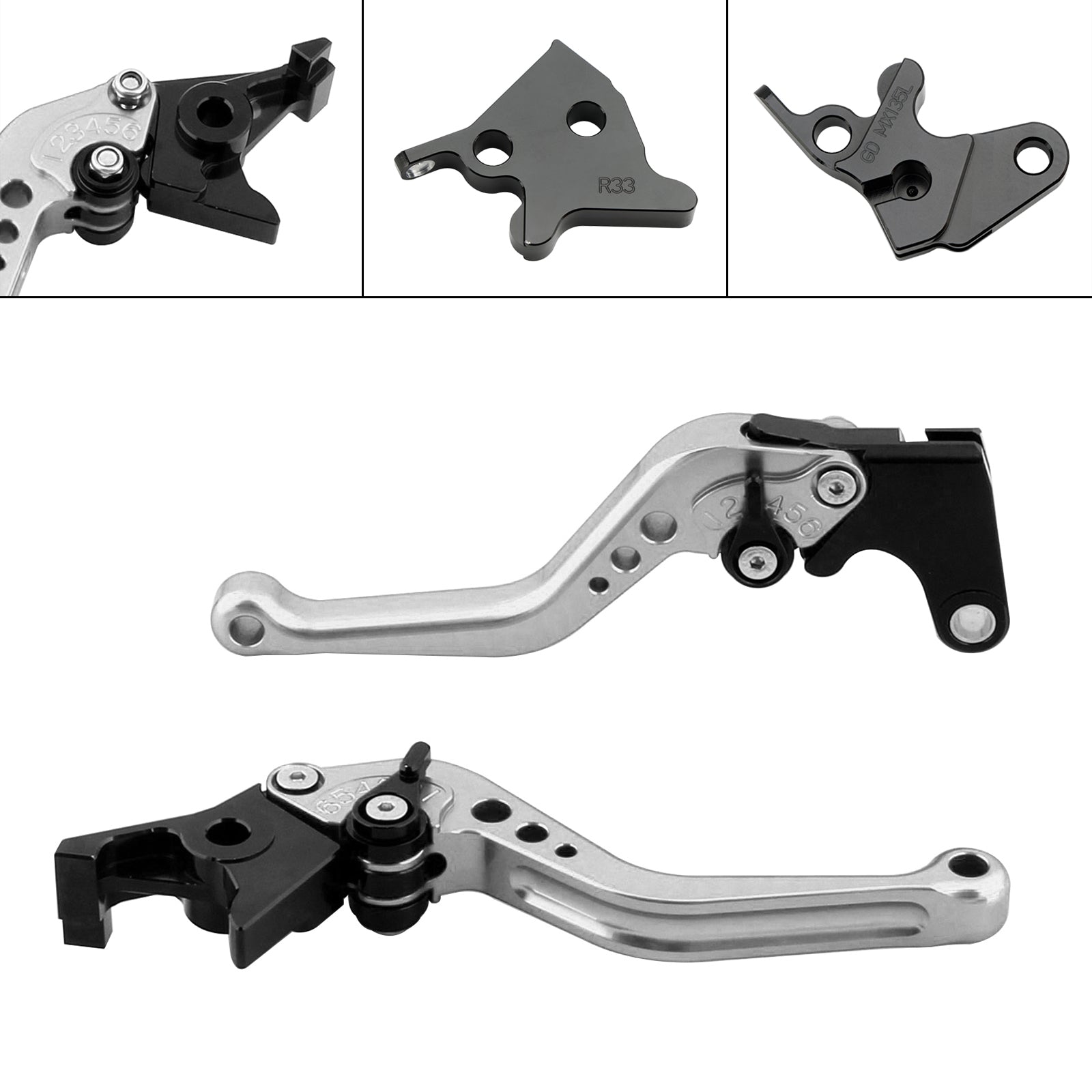 2005-2014 YAMAHA YBR125 NEW Short Clutch Brake Lever