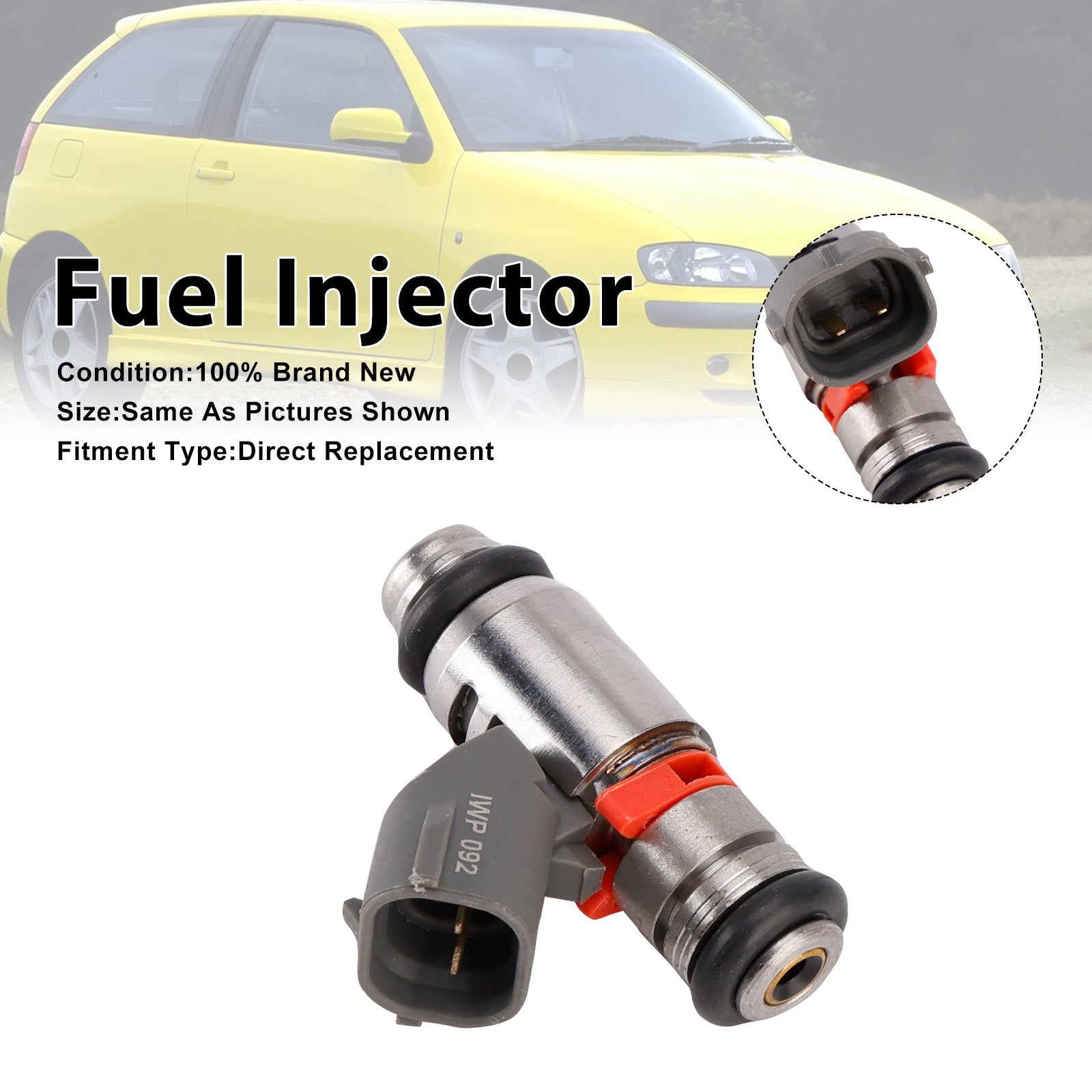 1Pcs Fuel Injector For Seat Leon 1999-2006 For VW Polo 1999-2001 IWP092
