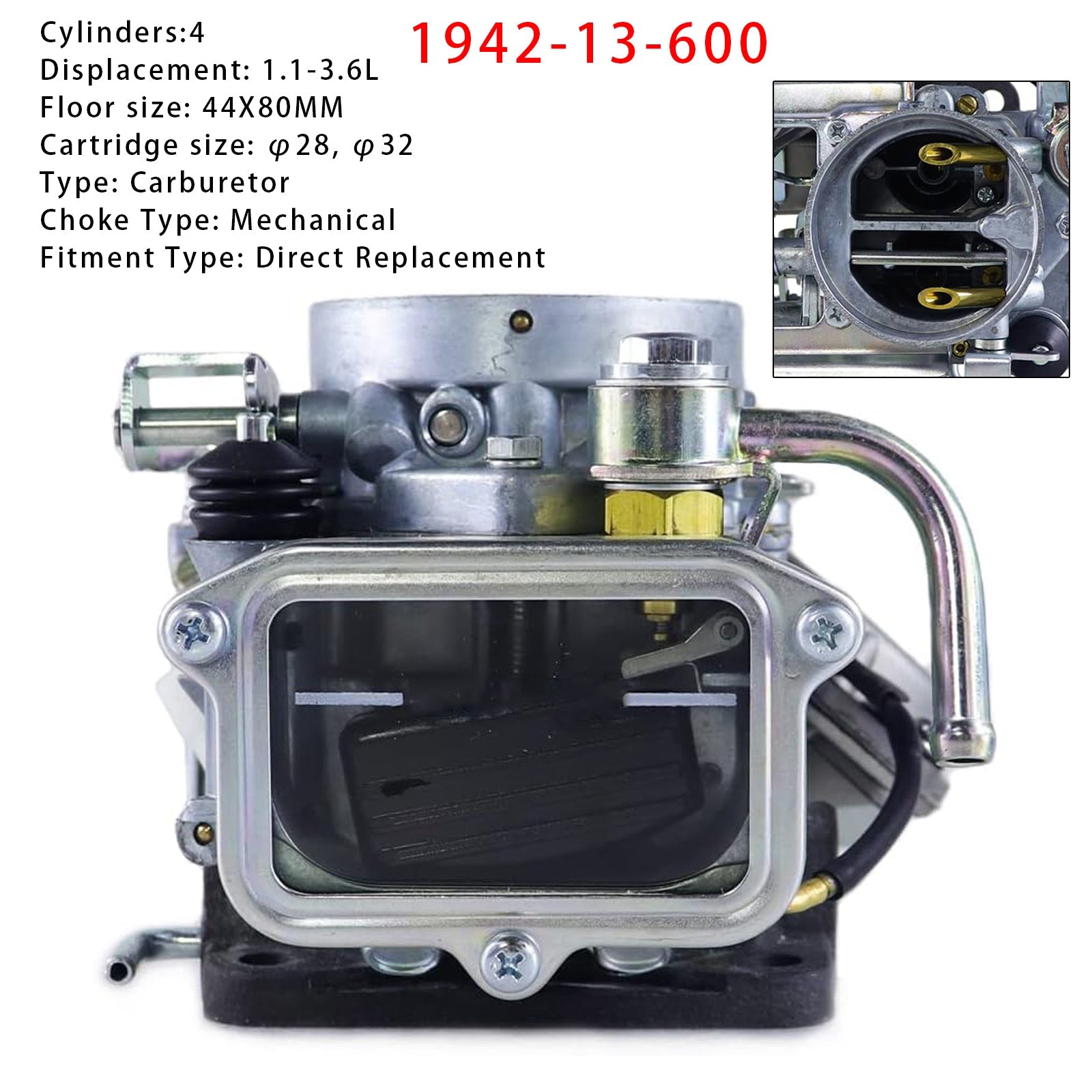 1977-on Mazda Mazda Bongo Carburetor 1942-13-600 HGF136600 194213600