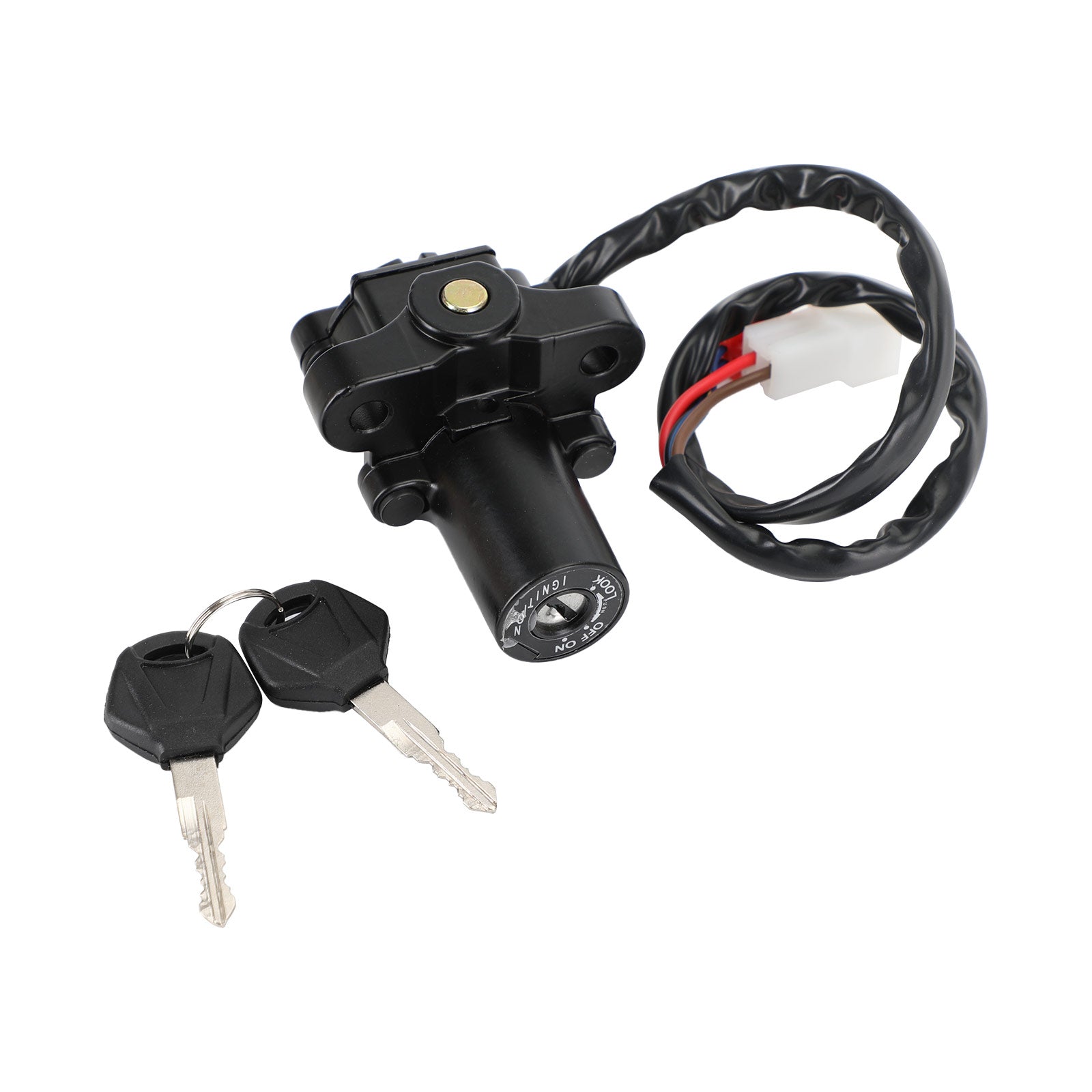 Aluminum Ignition Switch Fuel Gas Cap Seat Lock Set Generic For Yamaha FZ10 2017