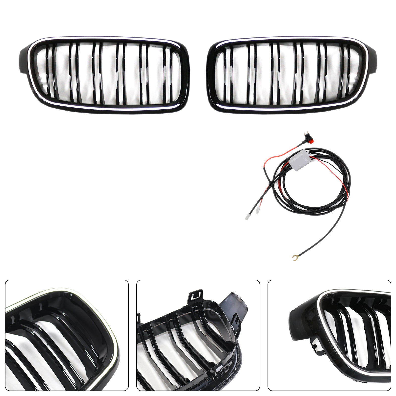 2012-2019 BMW 3-Series F31 Touring Double Slat Front Kidney Grille Grill
