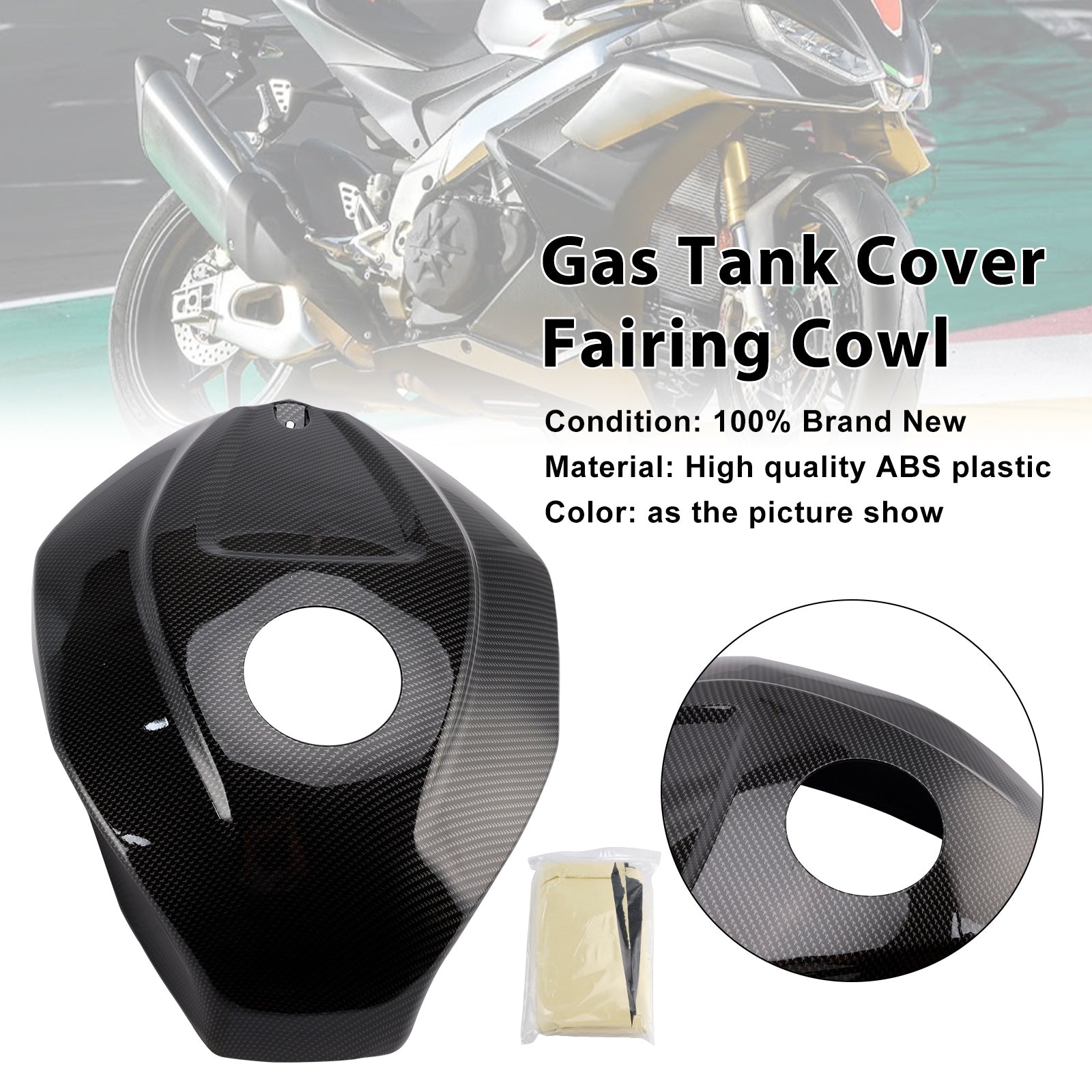 2021-2024 Aprilia RSV4 Gas Tank Cover Trim Fairing Cowl