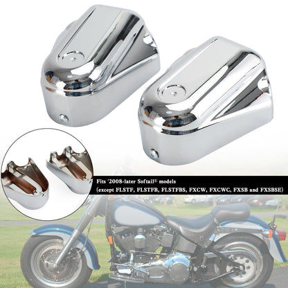 08-20 Softail FLS FLSTN Bar Shield Rear Axle Covers Swingarm