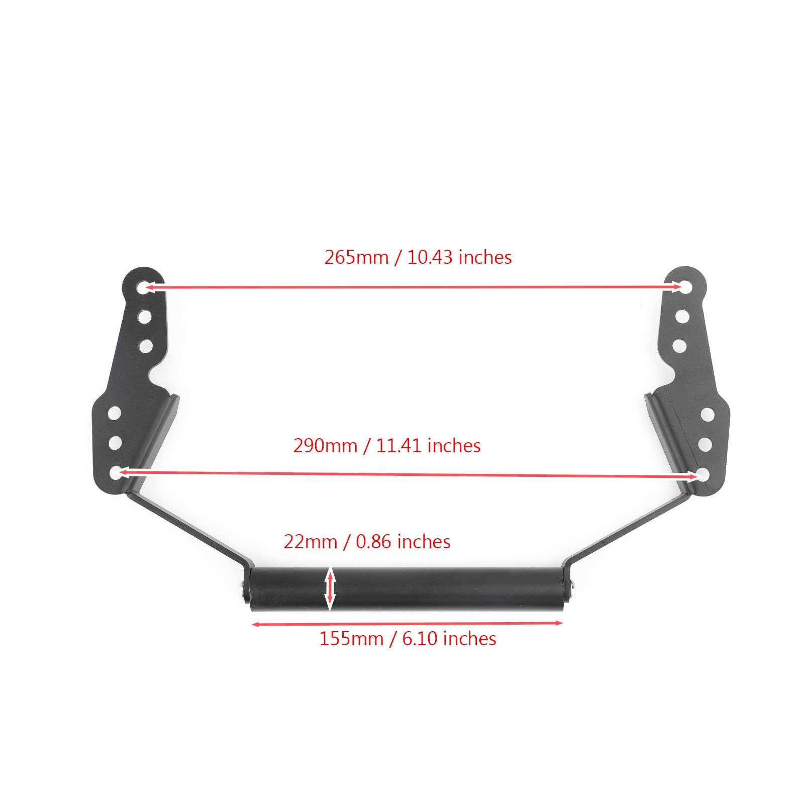 GPS Phone Bracket Holder Rod 22mm Bar Fit for Suzuki DL1000 XT V-Strom 2017-2019