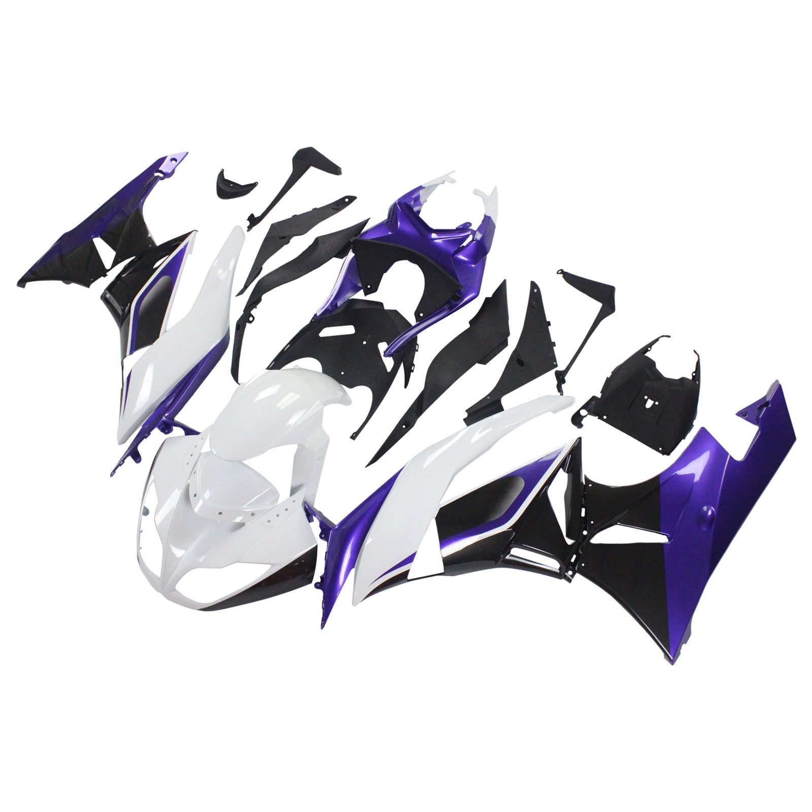 Injection Fairing Kit Bodywork Plastic ABS fit For Kawasaki ZX6R 636 2009-2012