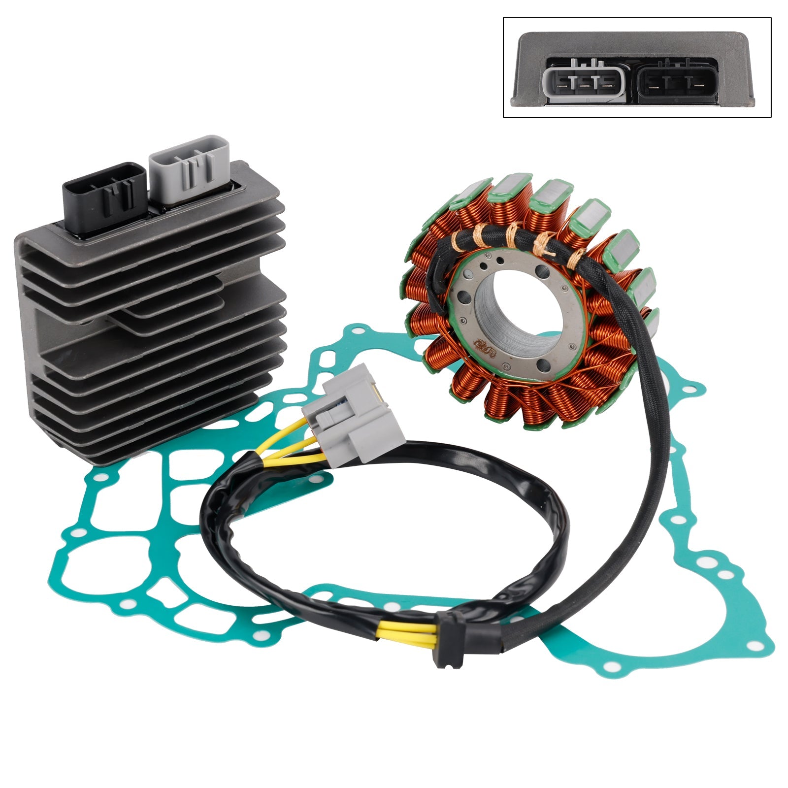 2019 for Can-Am Maverick Turbo R Stator Regulator Rectifier & Gasket 420685635