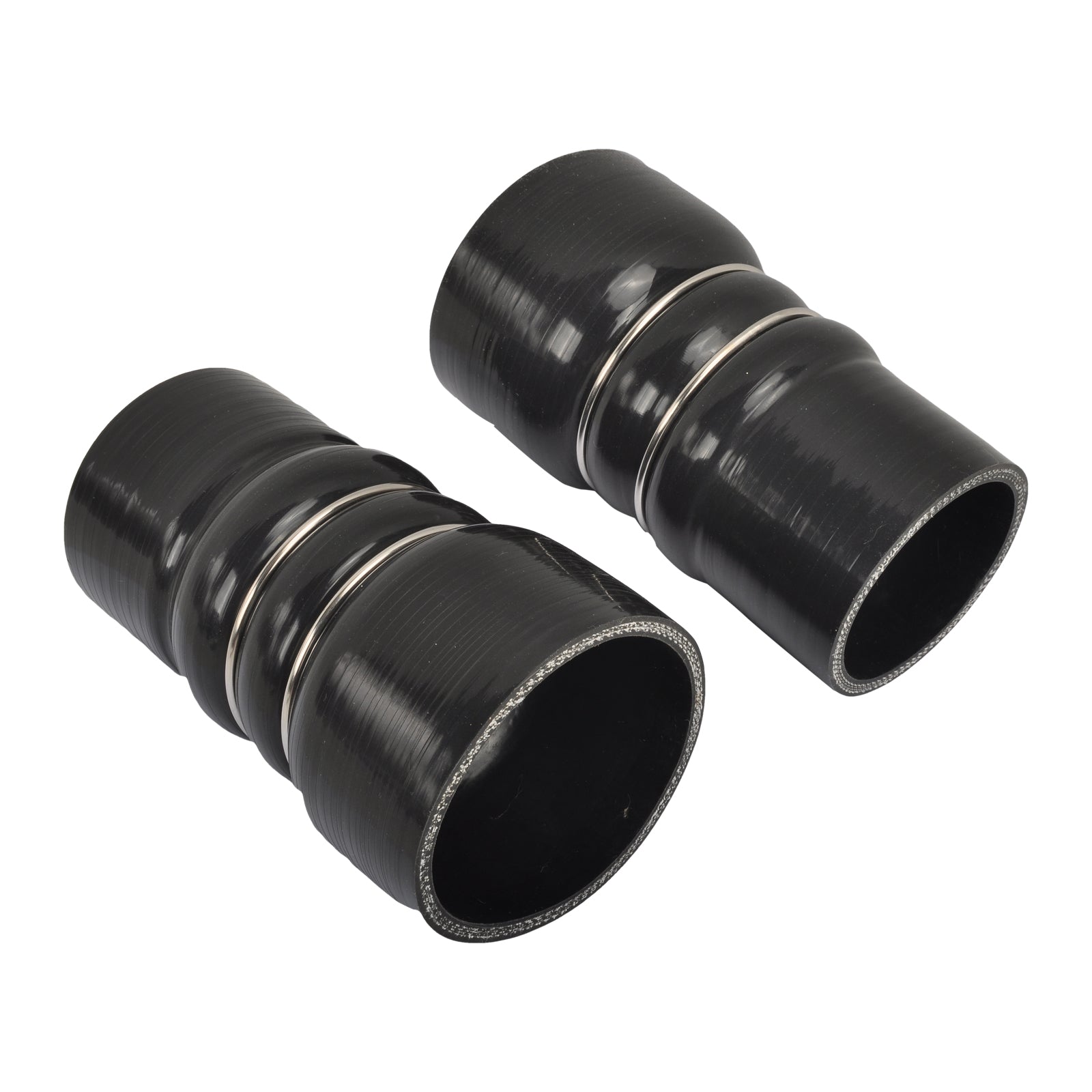 3" Intercooler Pipe Boot Kit for GM 6.6L LB7 Duramax Diesel 2002-2004 Black