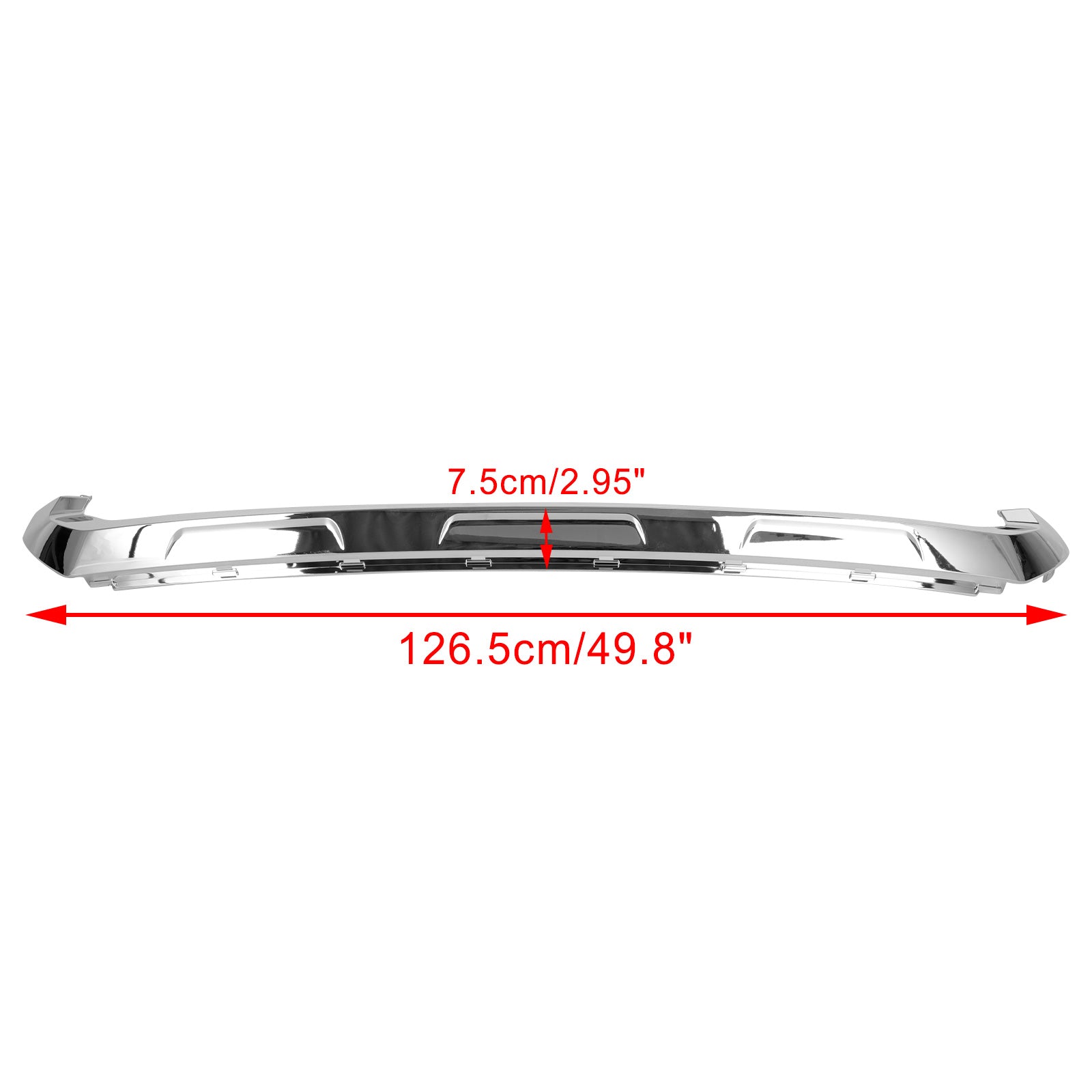 2016-2019 Lexus RX350 RX450 Front Bumper Cover Lower Grille Base Chrome Molding
