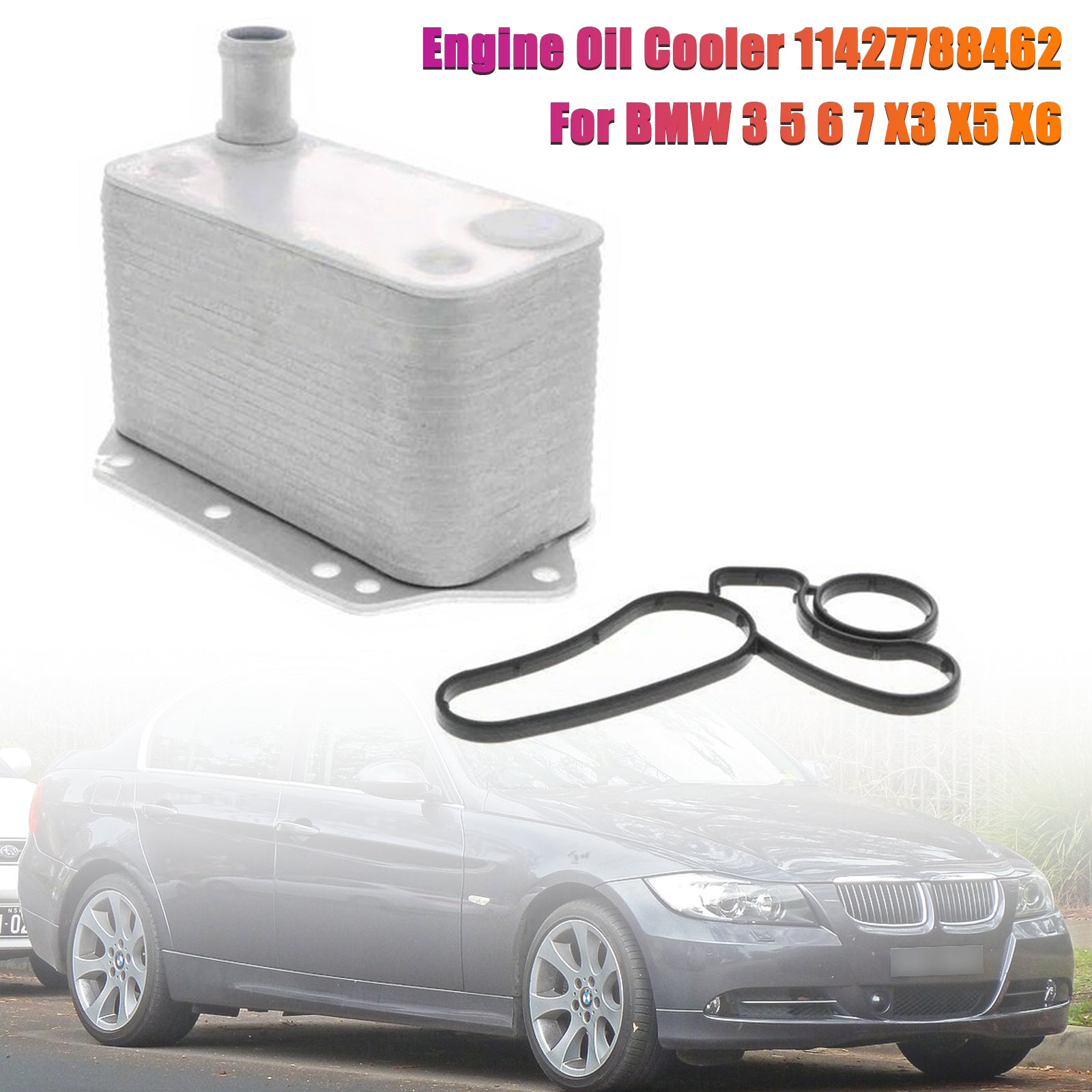 Engine Oil Cooler 11427788462 For BMW 3 5 6 7 X3 X5 X6