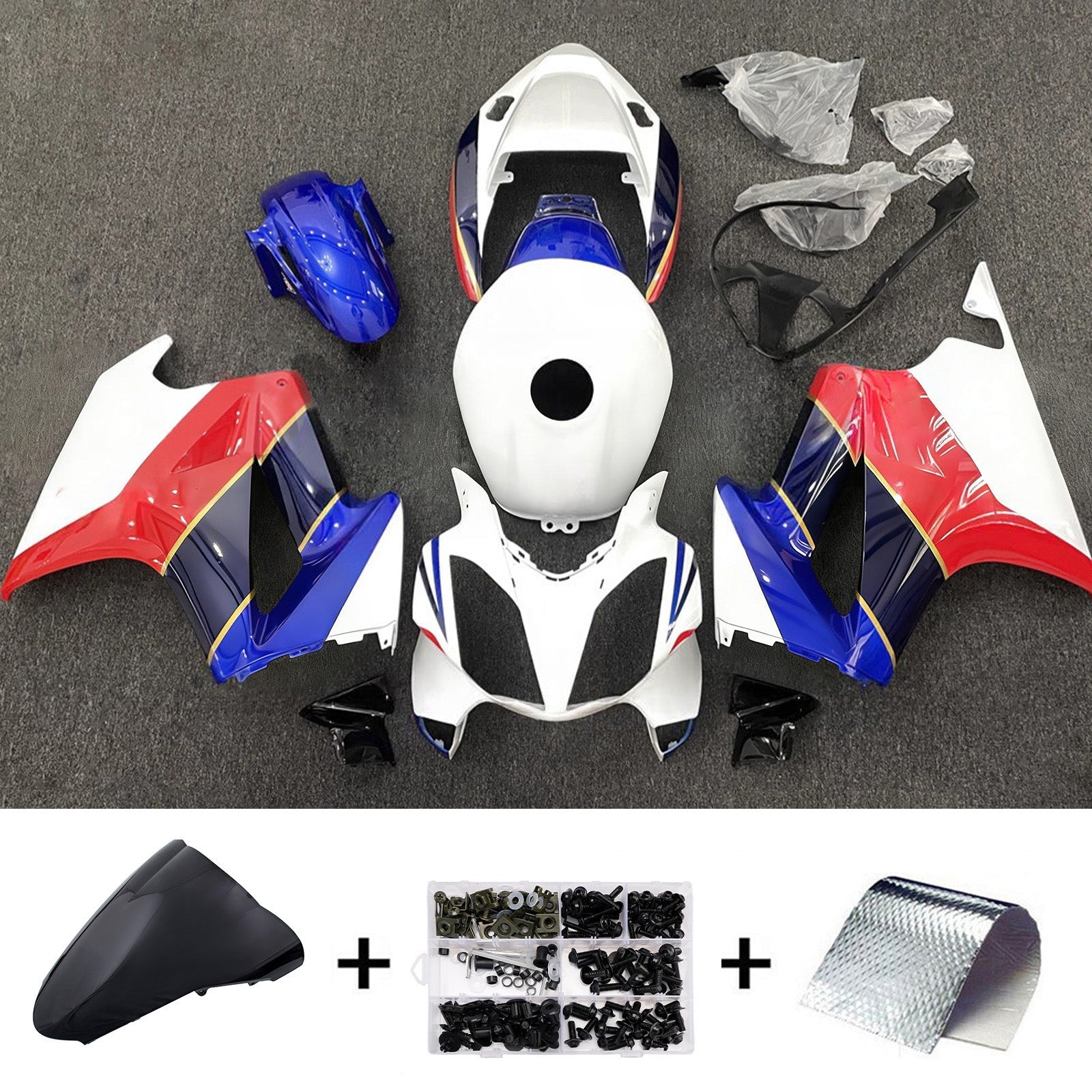 Injection ABS Plastic Bodywork Fairing Fit For Honda VFR800 2002-2012