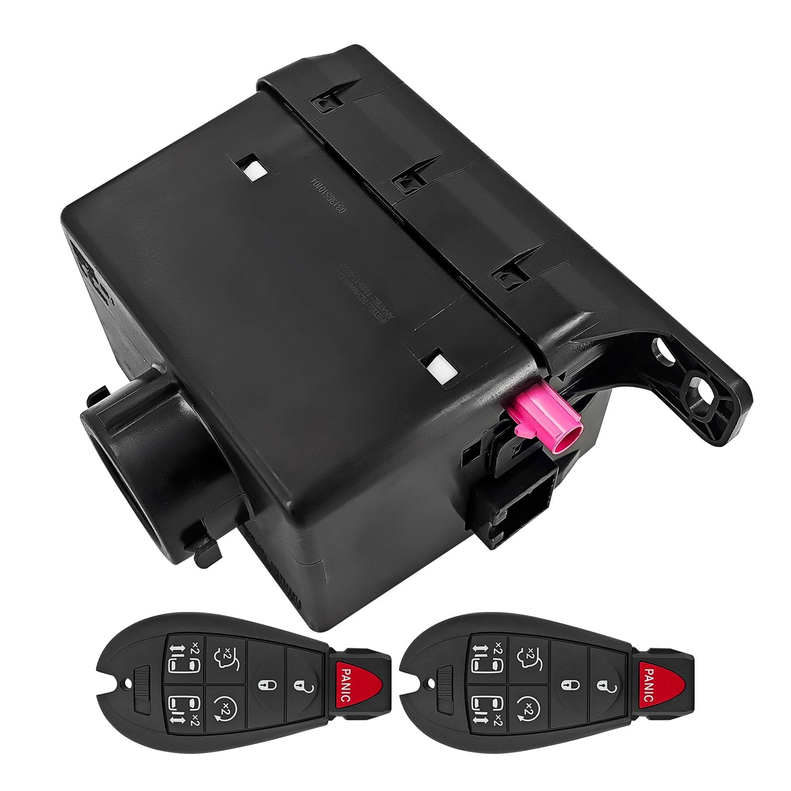 2008-2010 Dodge: 2 models, 36 variations Wireless Ignition Node Module with two keys 68210156AB 05026149AG