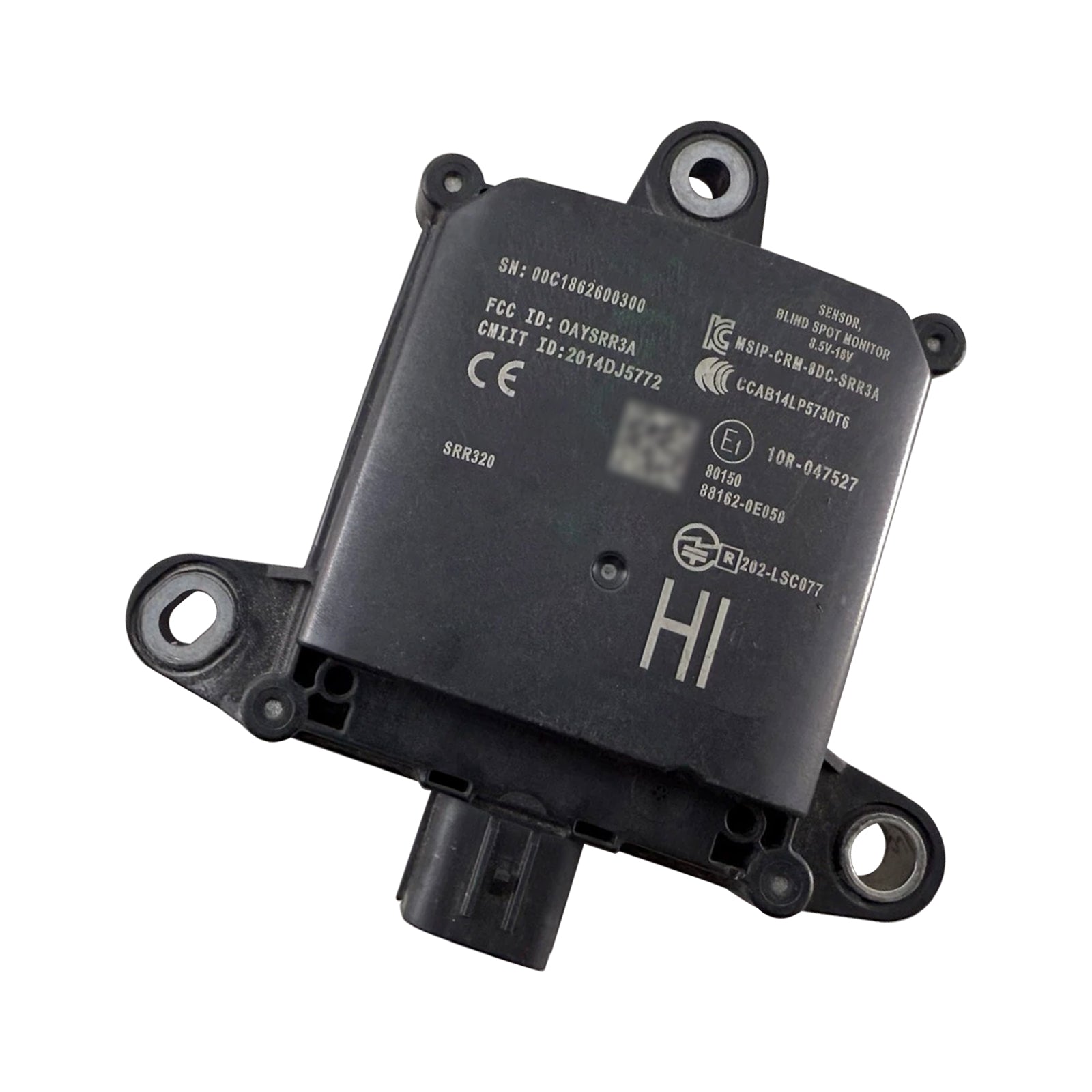 Rear Blind Spot Radar Sensor Module 88162-0E050 For Toyota Highlander 2016-2019