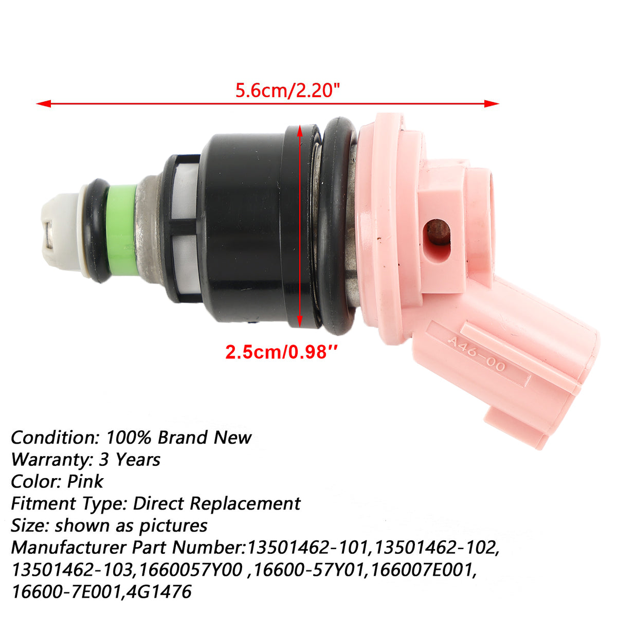 4Pcs Fuel Injectors Fit Nissan Maxima Sentra 1991-1999 200SX NX 16600-57y01