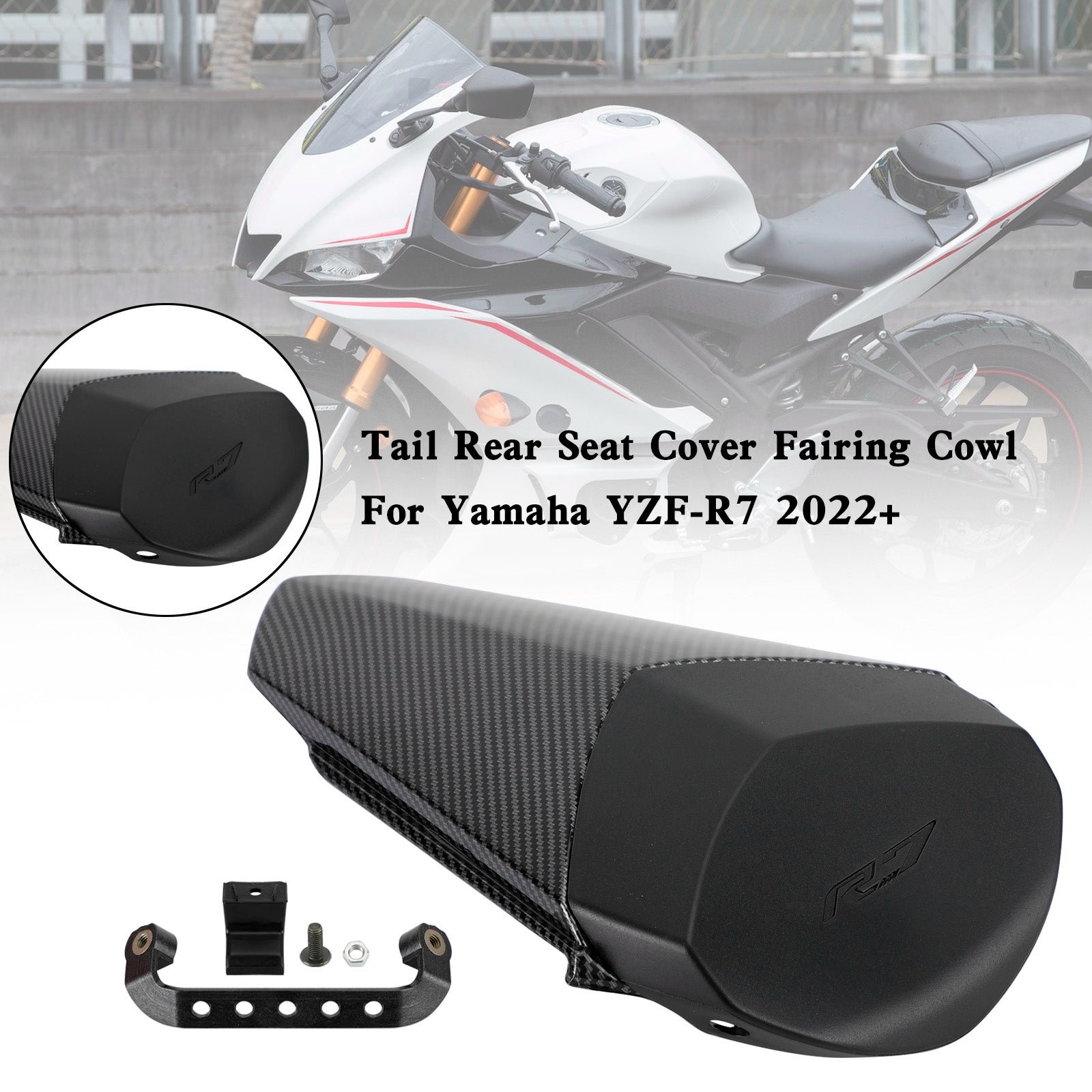 2022-2023 YAMAHA YZF-R7 YZF R7 Tail Rear Seat Cover Fairing Cowl