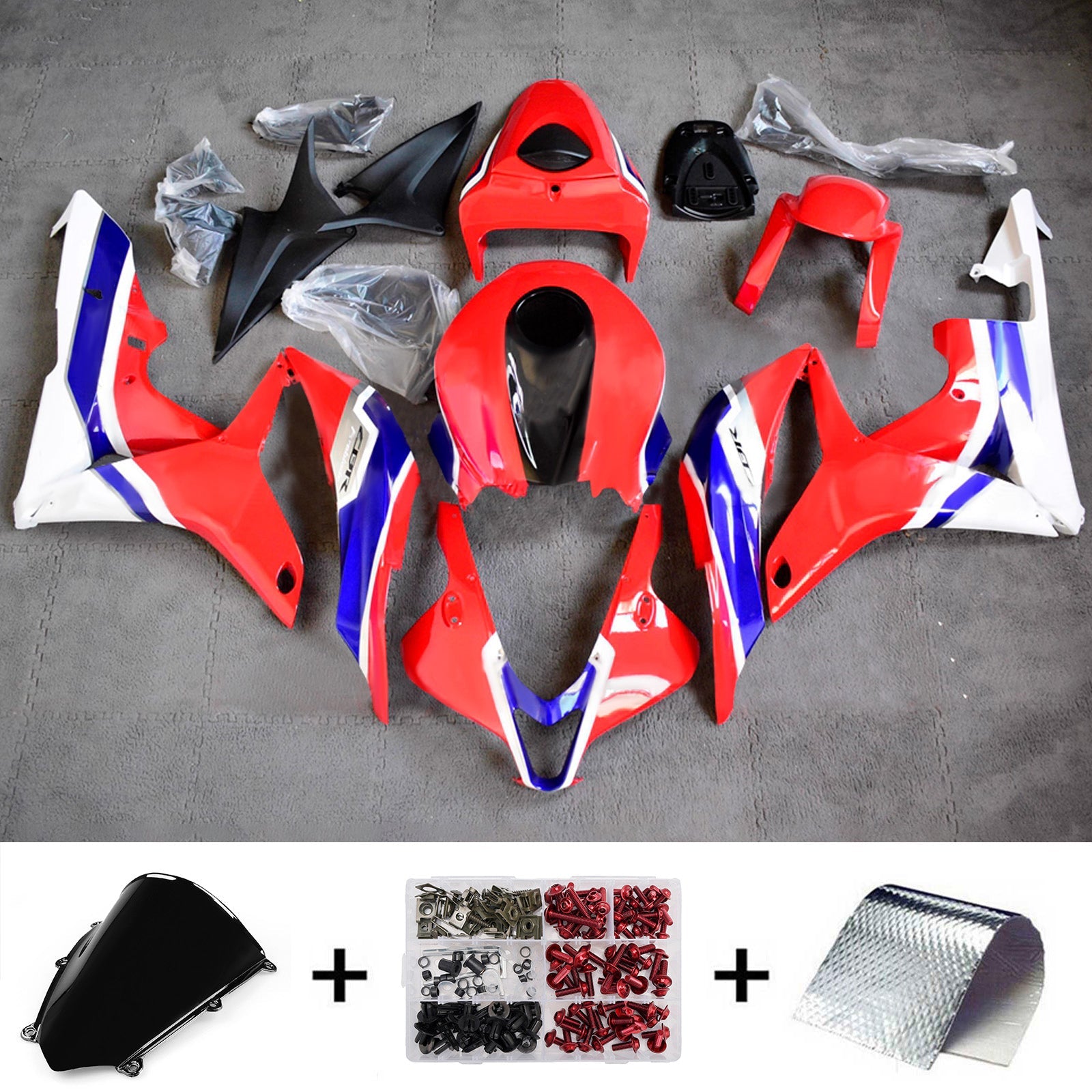 Injection Fairing Kit Bodywork Plastic ABS For Honda CBR600RR 2007-2008 F5