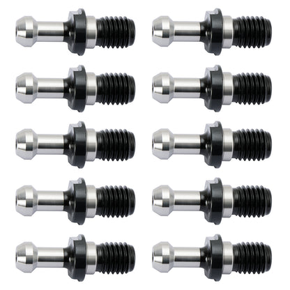 10Pcs CAT40 45掳 0.589" Degree Pull Stud Retention Knob Fits HAAS CAT CNC Silver