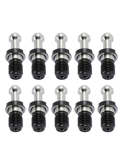 10Pcs CAT40 45掳 0.589" Degree Pull Stud Retention Knob Fits HAAS CAT CNC Silver