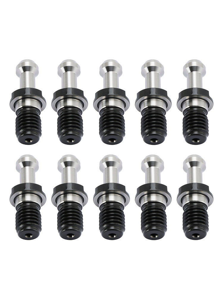 10Pcs CAT40 45掳 0.589" Degree Pull Stud Retention Knob Fits HAAS CAT CNC Silver