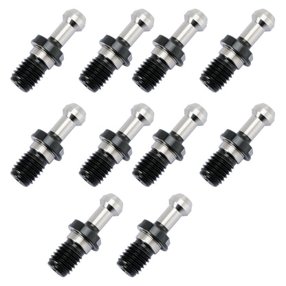 10Pcs CAT40 45掳 0.589" Degree Pull Stud Retention Knob Fits HAAS CAT CNC Silver