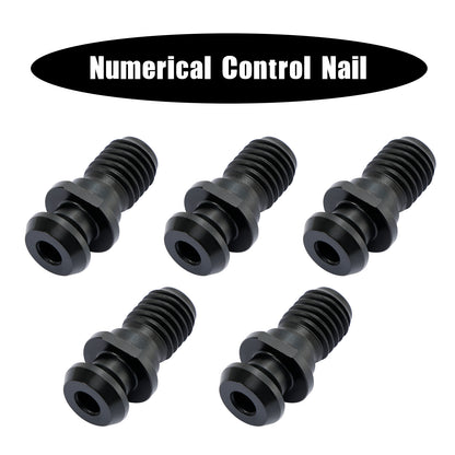5 Pcs CAT40 45掳 0.740" Pull Stud Retention Knob Fits Mazak Fadal CNC Black
