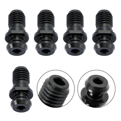 5 Pcs CAT40 45掳 0.740" Pull Stud Retention Knob Fits Mazak Fadal CNC Black