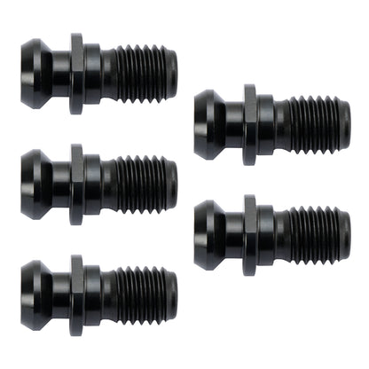 5 Pcs CAT40 45掳 0.740" Pull Stud Retention Knob Fits Mazak Fadal CNC Black