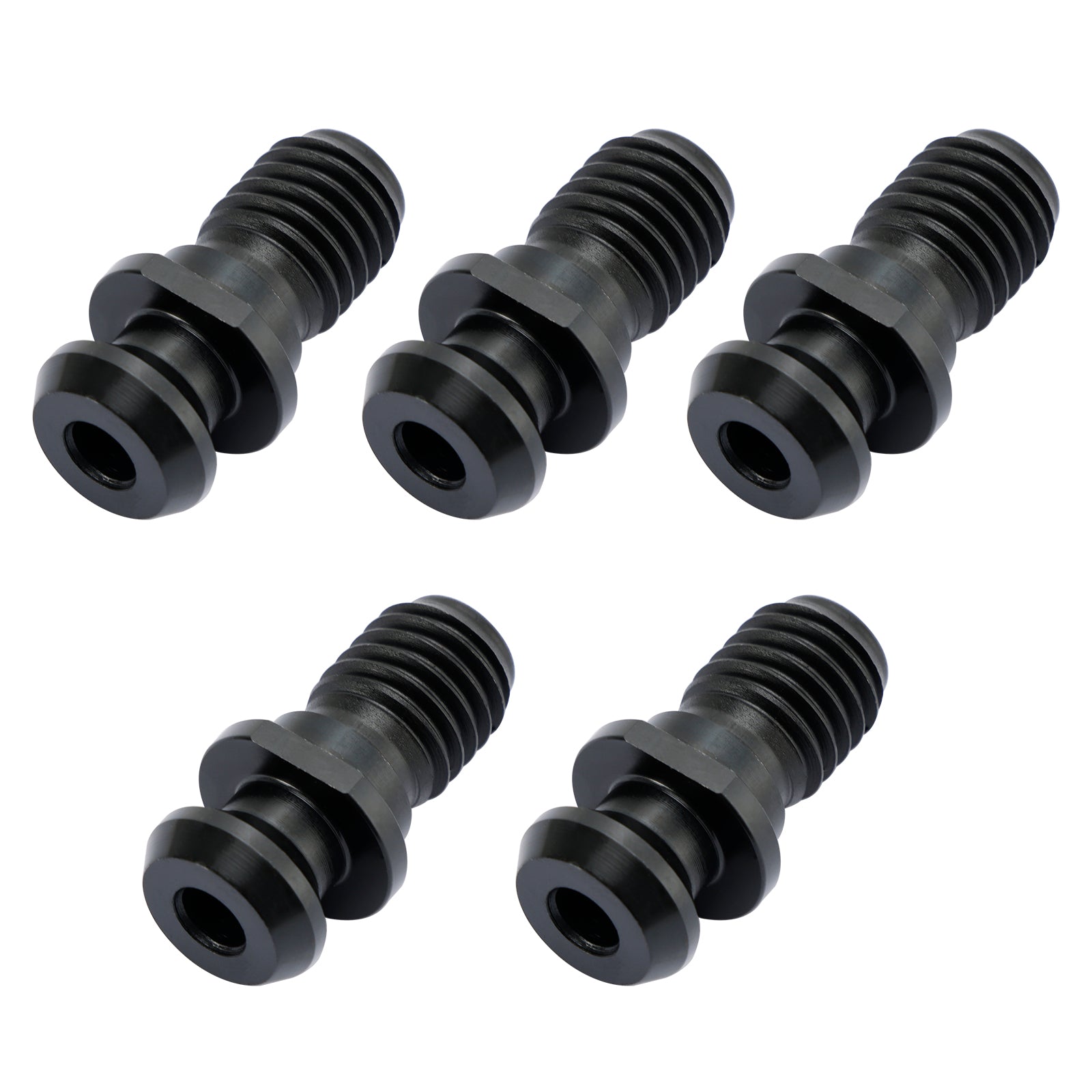 5 Pcs CAT40 45掳 0.740" Pull Stud Retention Knob Fits Mazak Fadal CNC Black