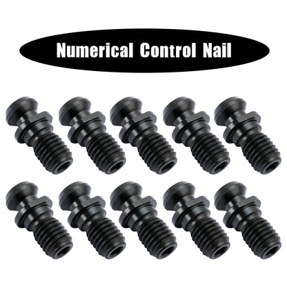 10Pcs CAT40 45掳 0.740" Coolant Pull Stud Retention Knob For Mazak Fadal Black