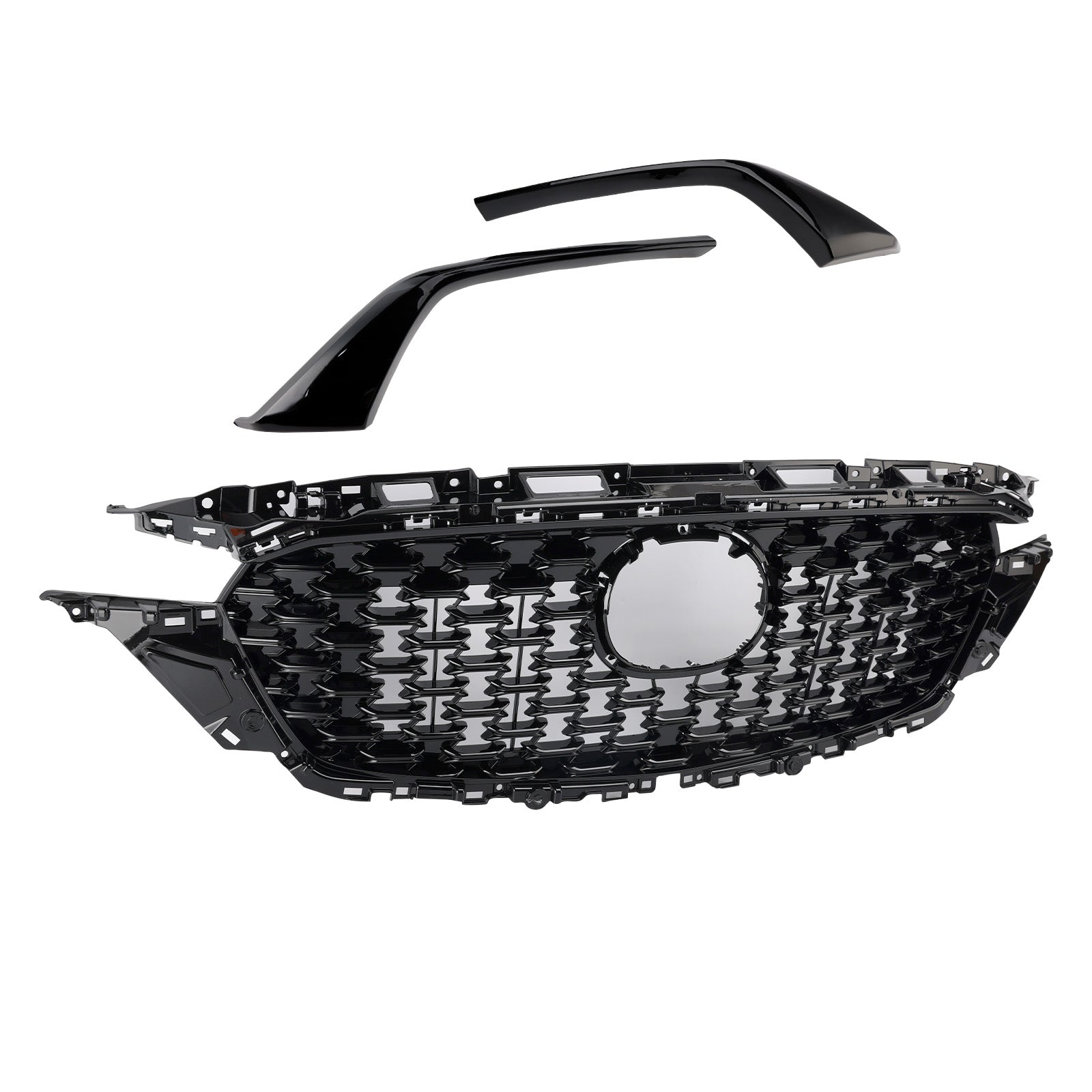 2022-2025 Fit Mazda CX-5 Front Bumper Grill Grille KSD5-50719 W/Molding Trim KSD550719